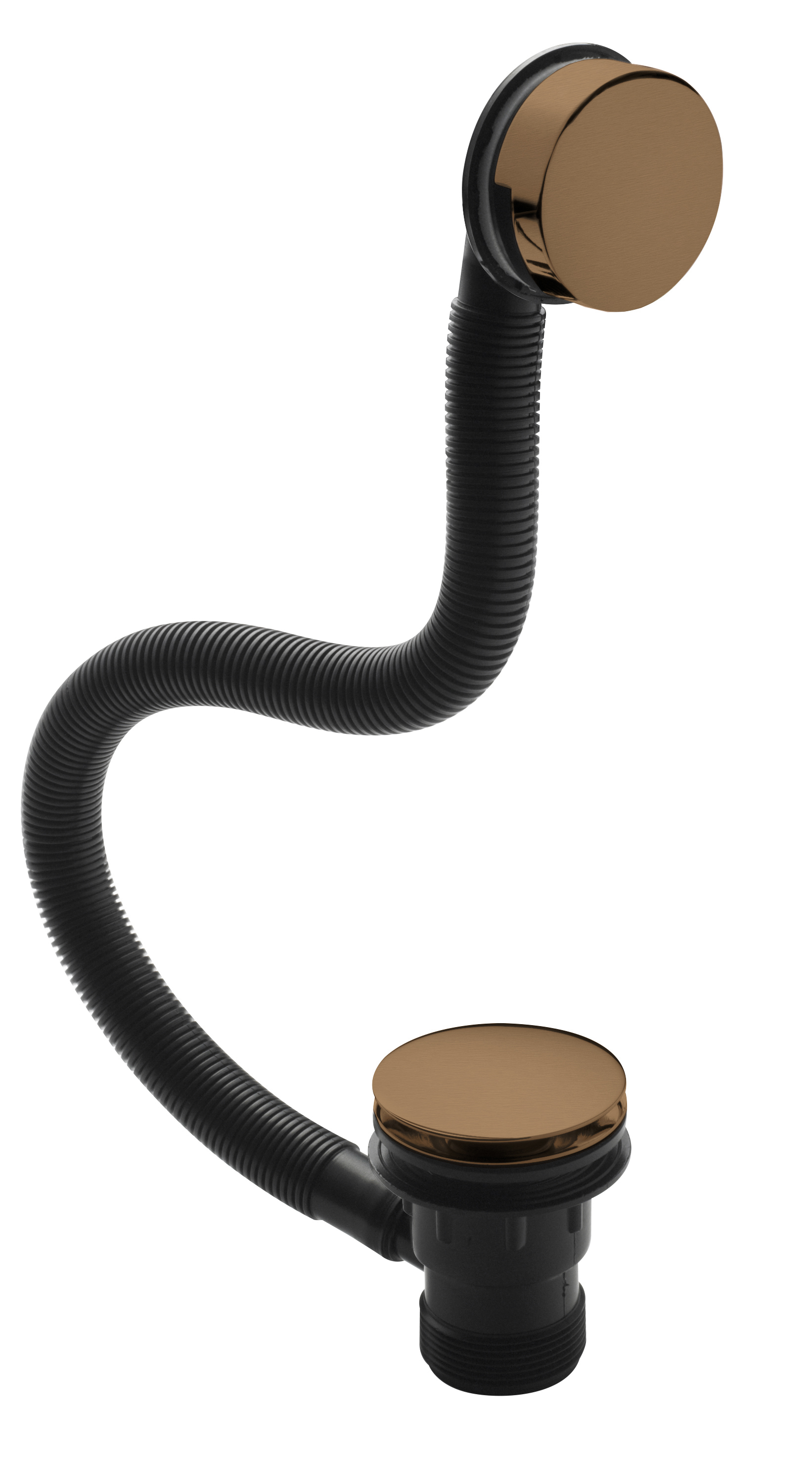 Nuie Brushed Bronze Easyclean Sprung Plug Bath Waste E1527