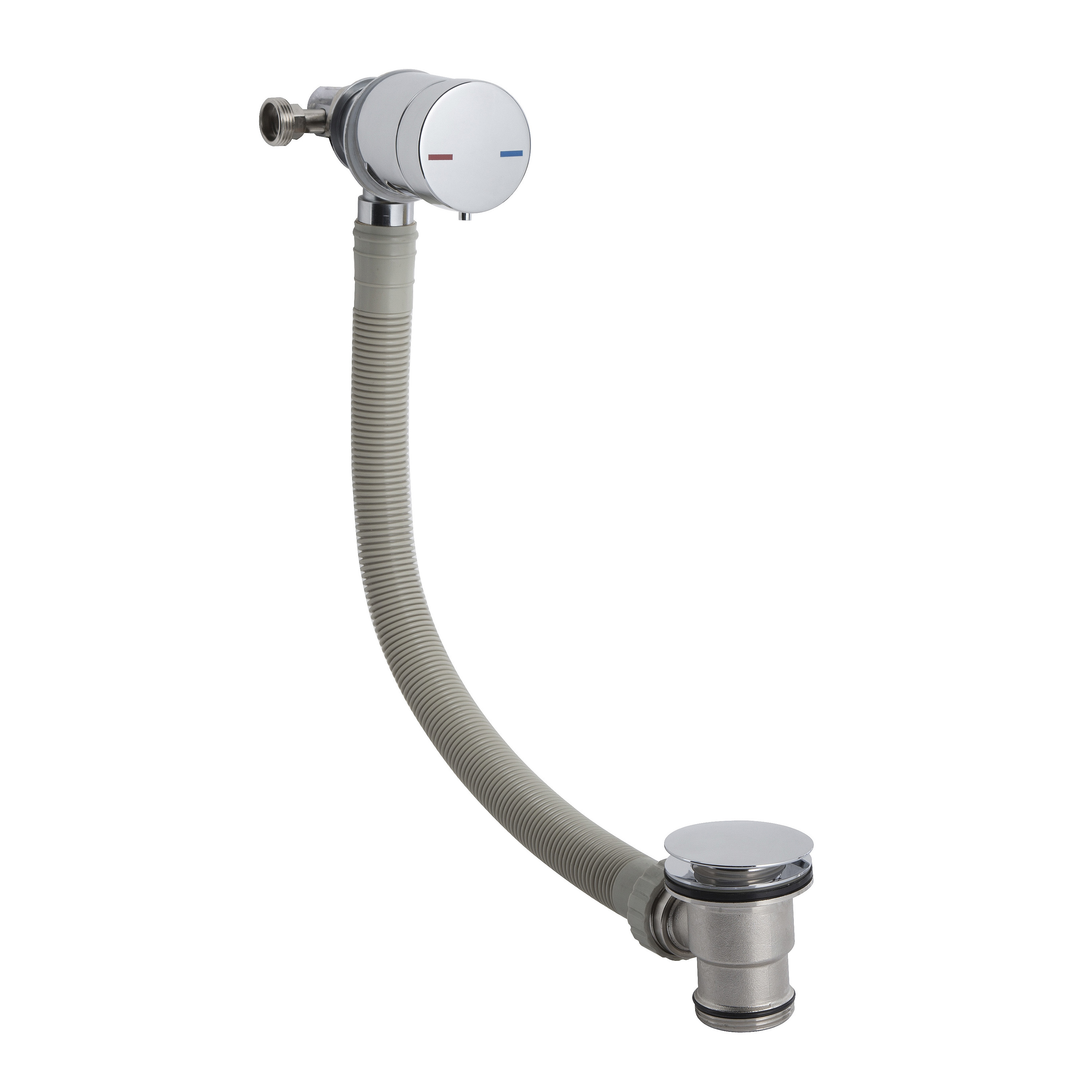 Hudson Reed Nuie Bath Filler Chrome Freeflow E301