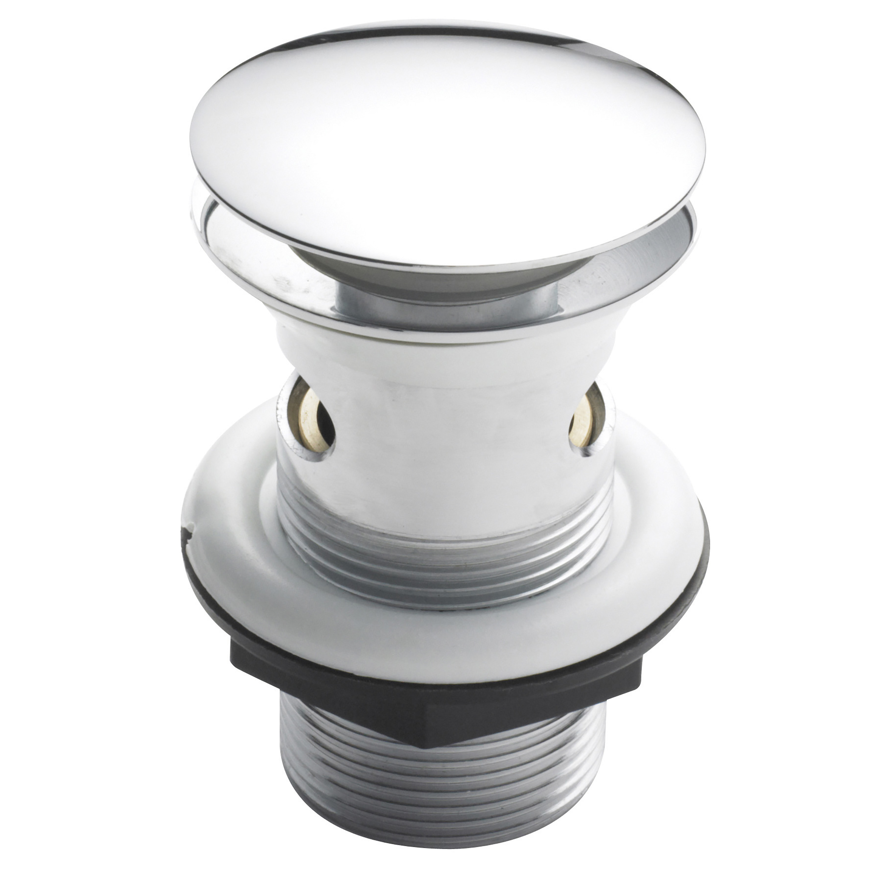 Hudson Reed Nuie Chrome Push Button Basin Waste E328