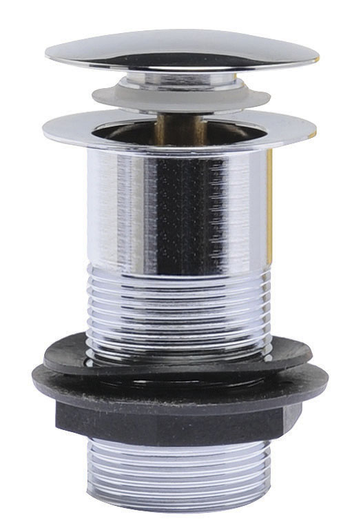 Hudson Reed Nuie Chrome Push Button Basin Waste E338
