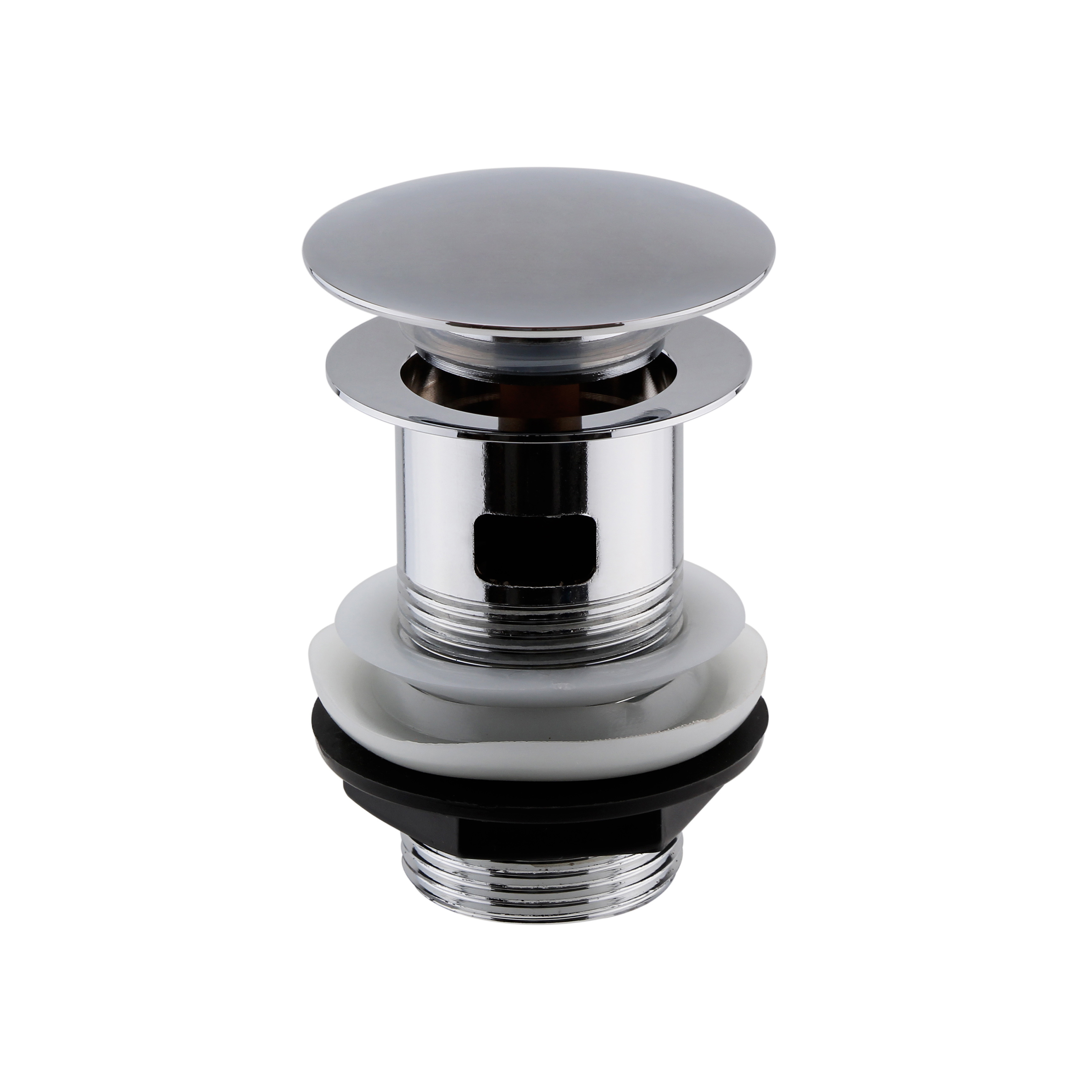 Hudson Reed Nuie Chrome Push Button Basin Waste EK303