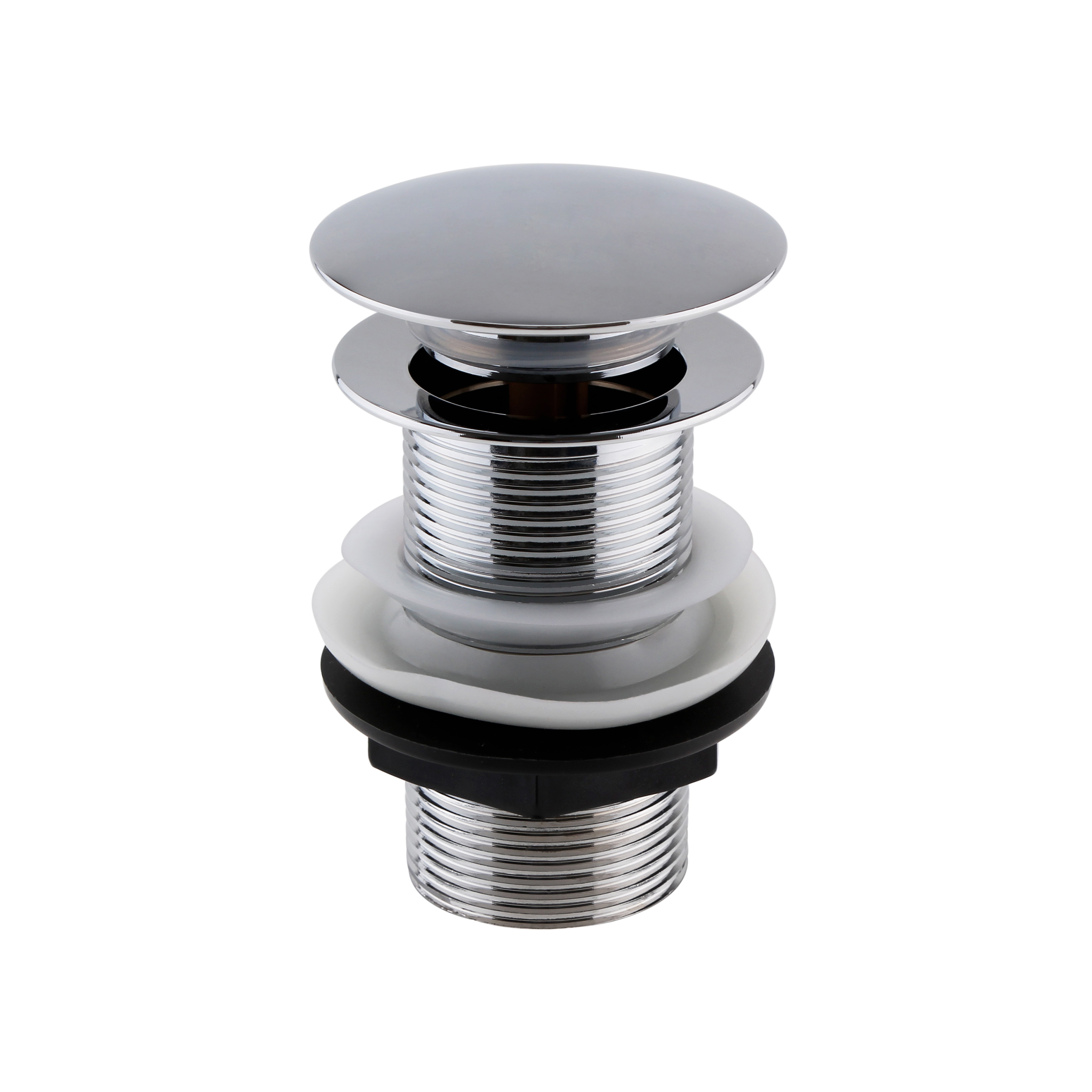Hudson Reed Nuie Chrome Push Button Basin Waste EK304