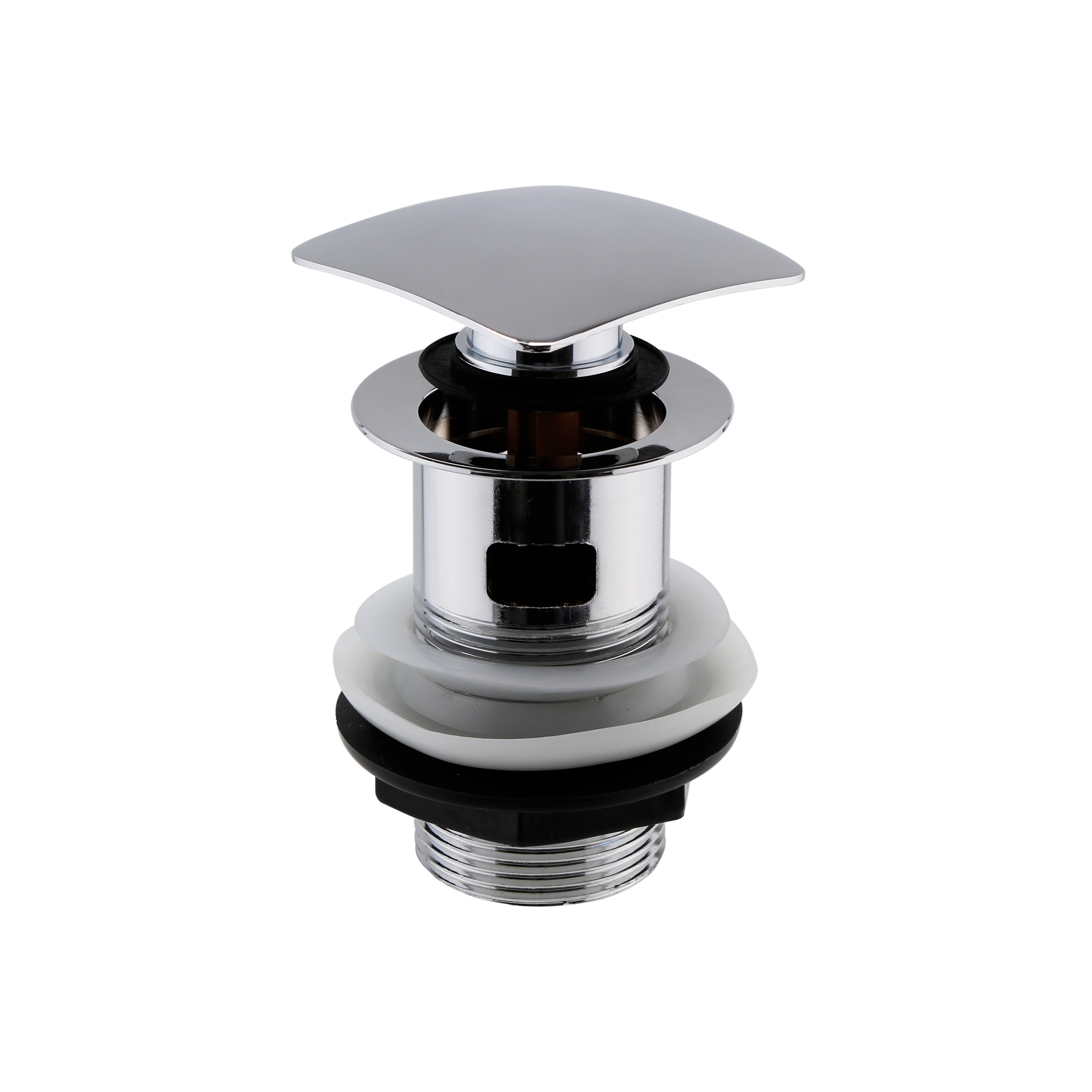 Hudson Reed Nuie Chrome Push Button Basin Waste EK307