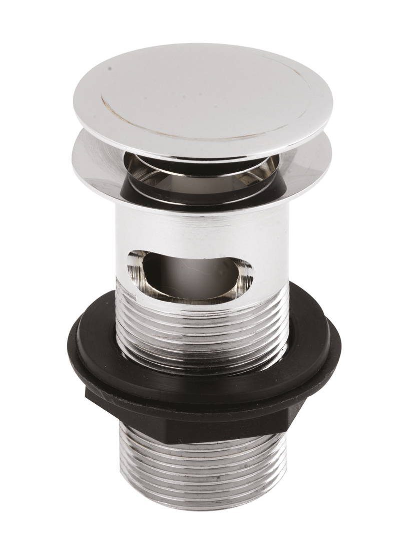 Hudson Reed Nuie Chrome Push Button Basin Waste ER07