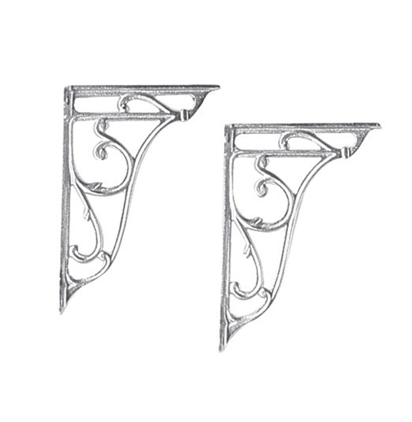 Hudson Reed Nuie Chrome Ornate Cistern Brackets FA322