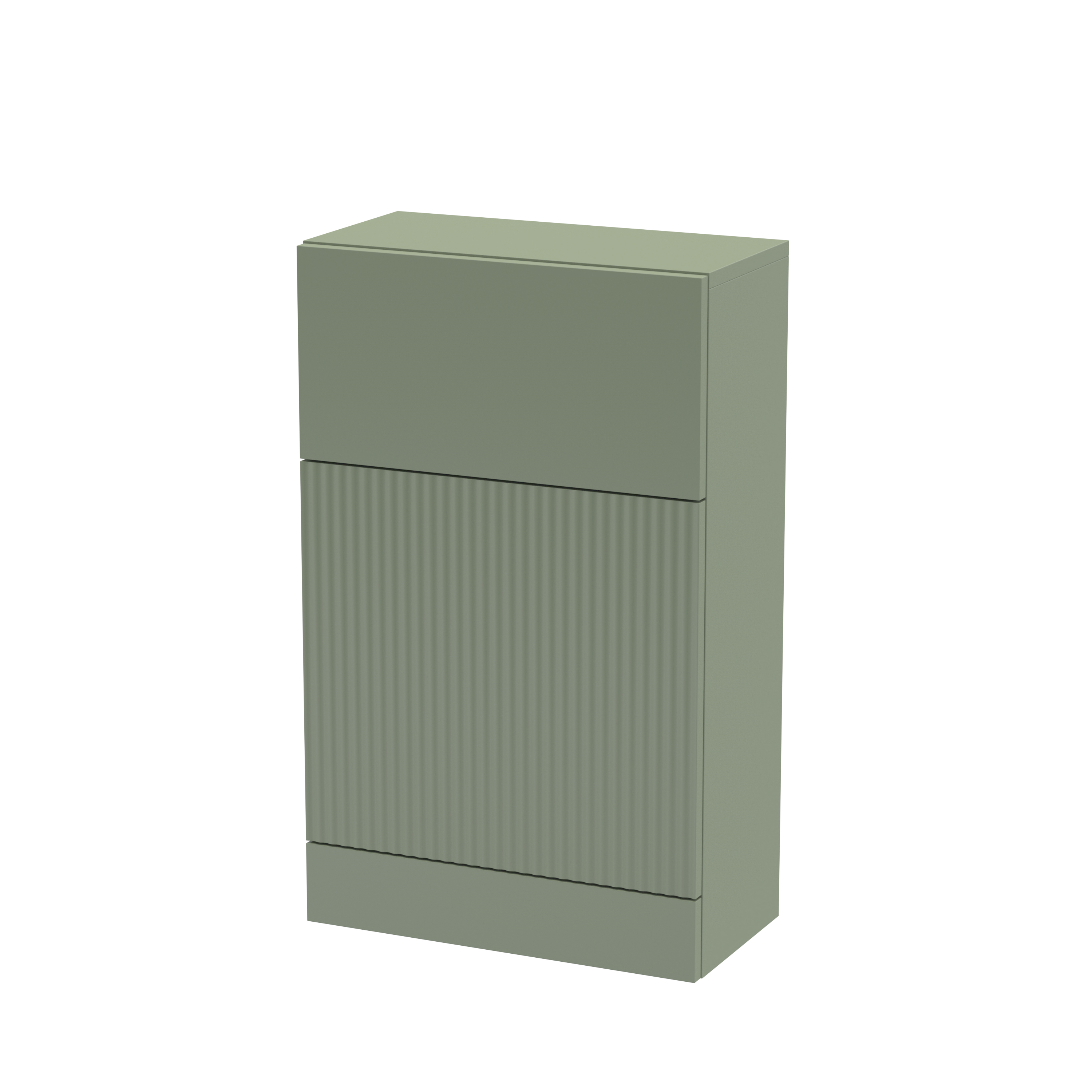 Hudson Reed Fluted Satin Green 500mm WC Unit FLU841