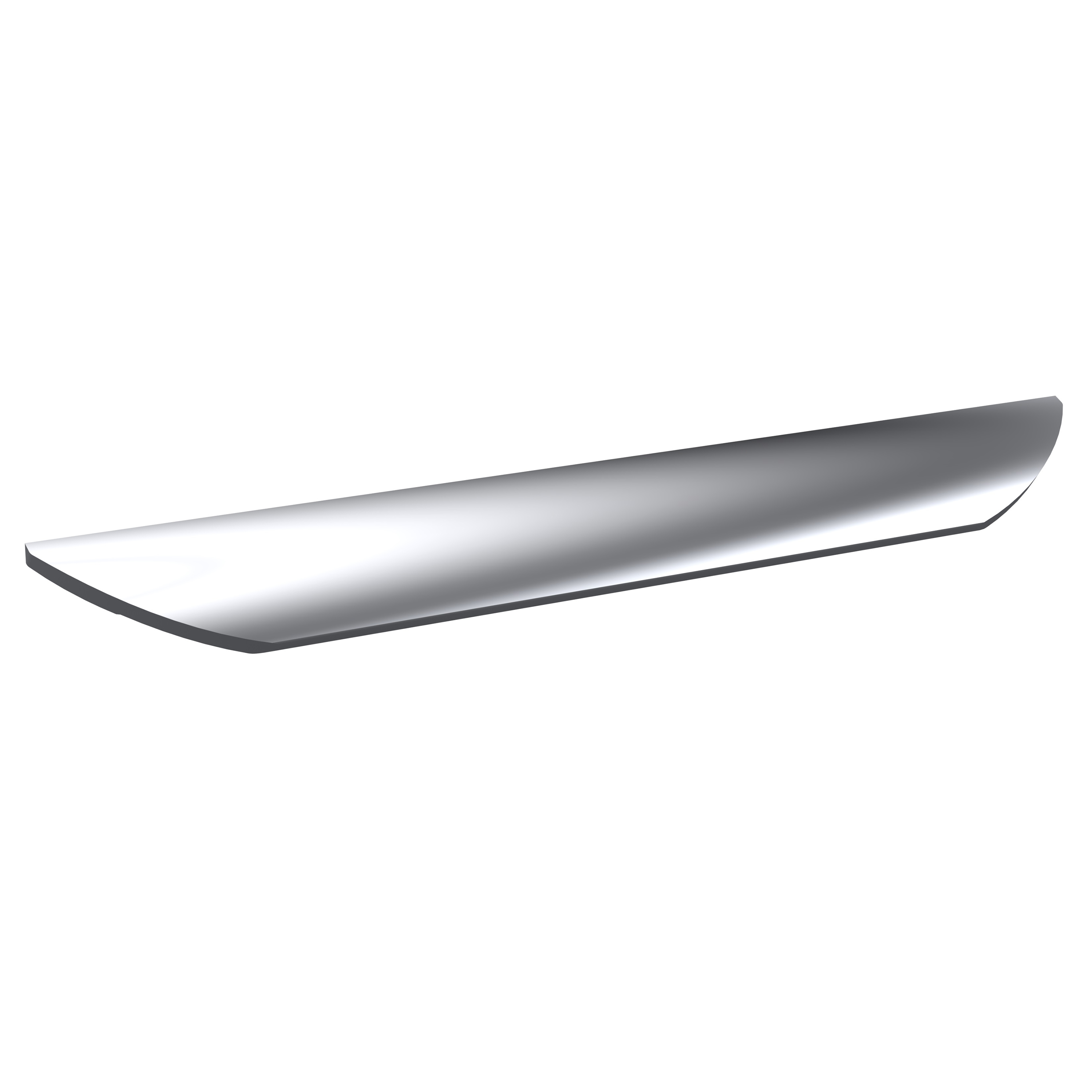 Hudson Reed Nuie Chrome Finger Pull Handle 224mm H110