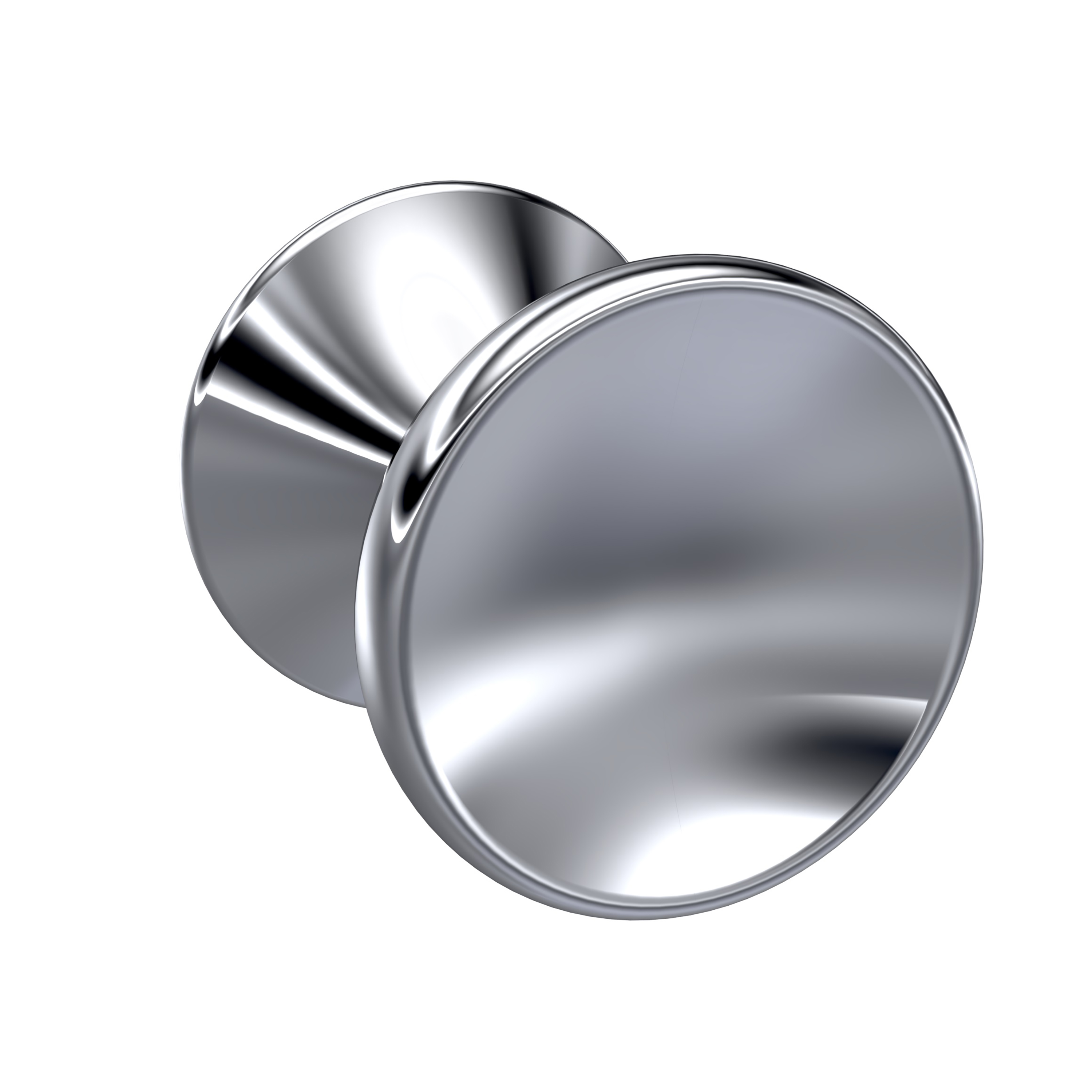 Hudson Reed Nuie Chrome Indented Round Knob H113