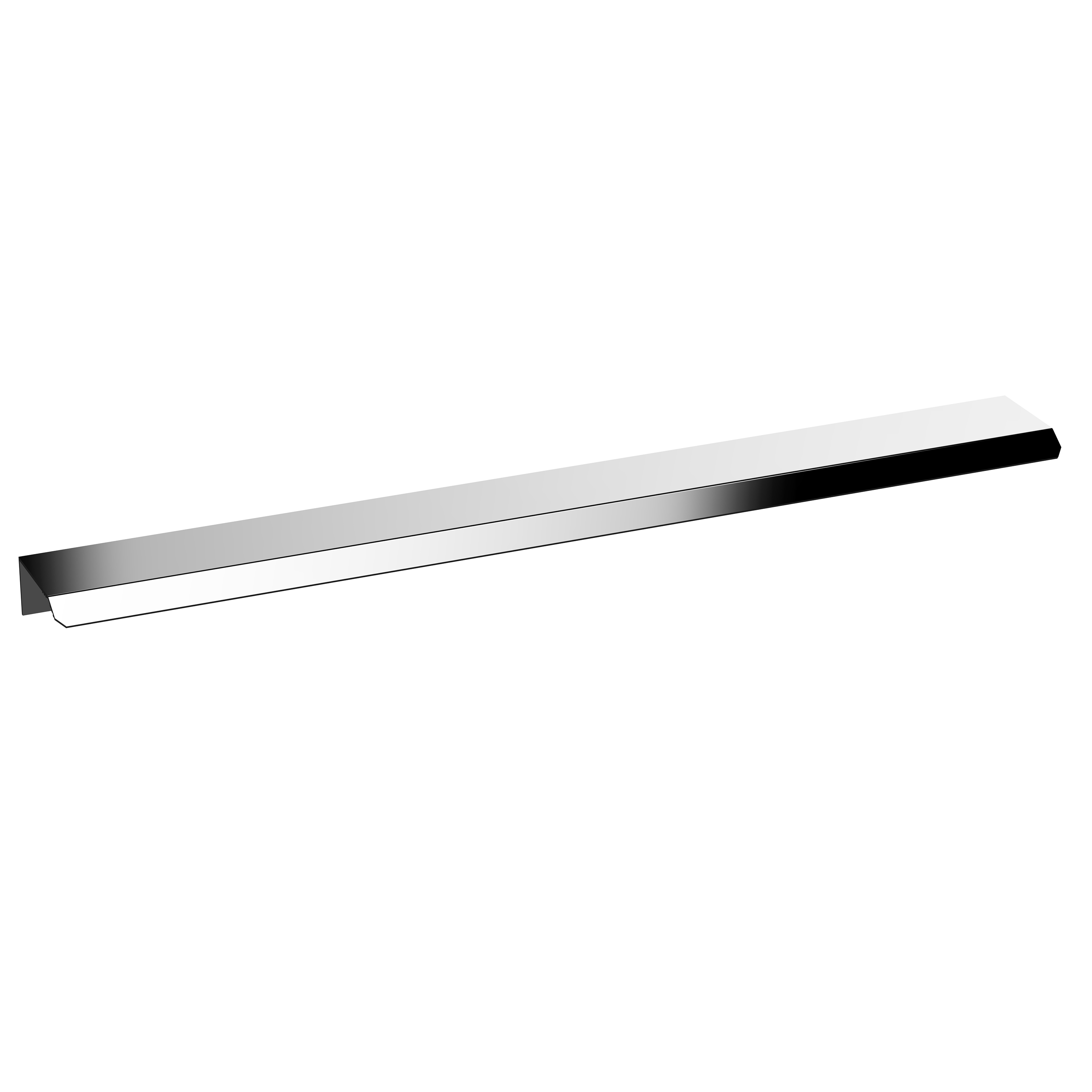 Hudson Reed Nuie Chrome Finger Pull Handle 300mm H125