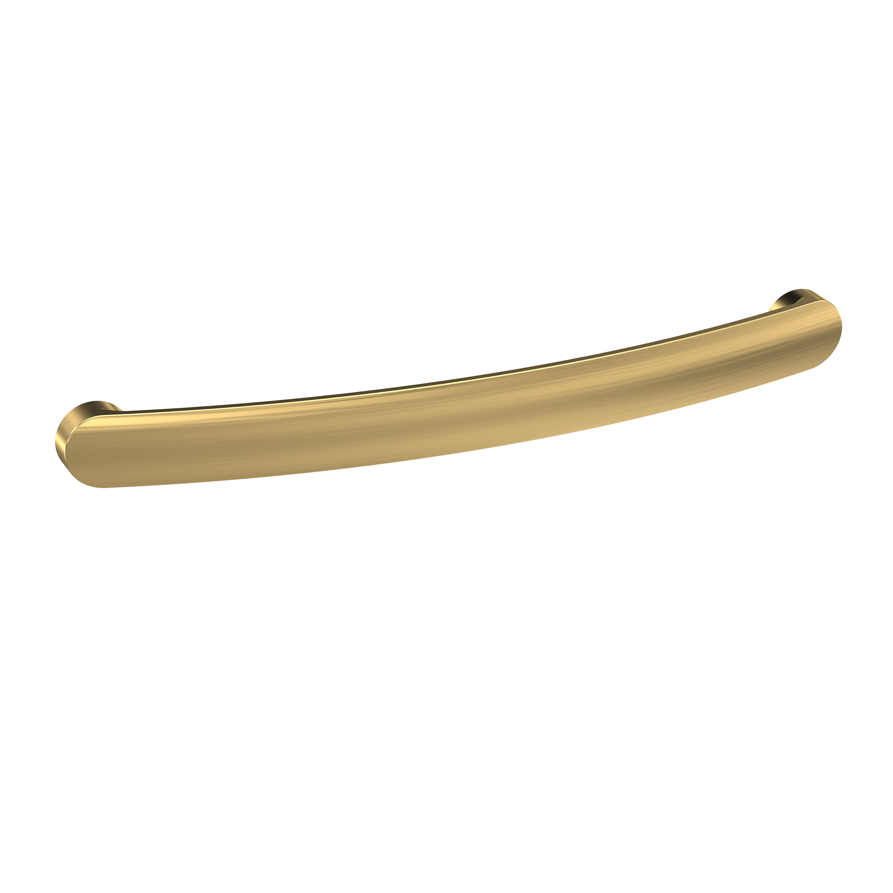 Hudson Reed Nuie Brushed Brass 210mm D Shape Bar Handle H191