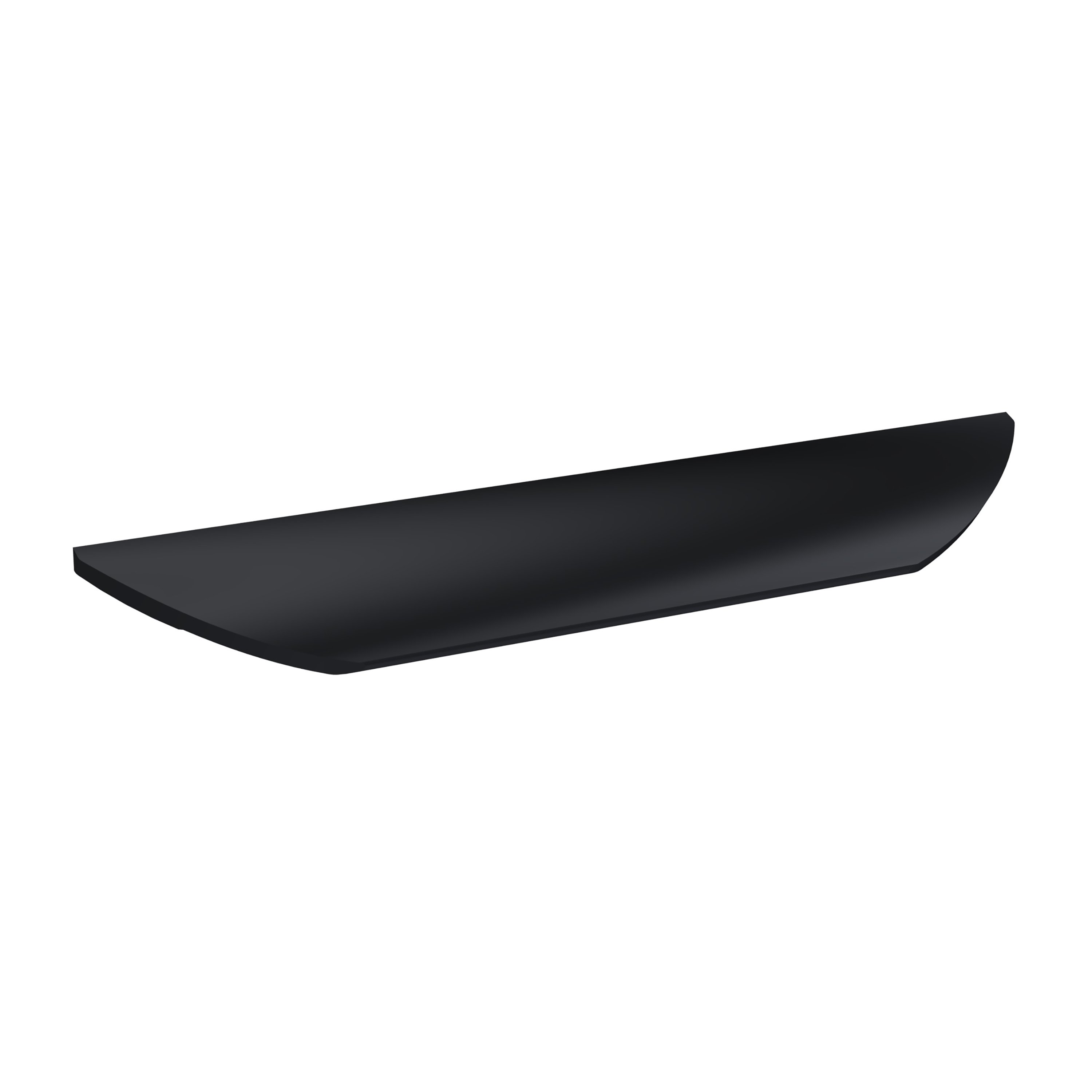 Hudson Reed Nuie Black Finger Pull Handle 160mm H209