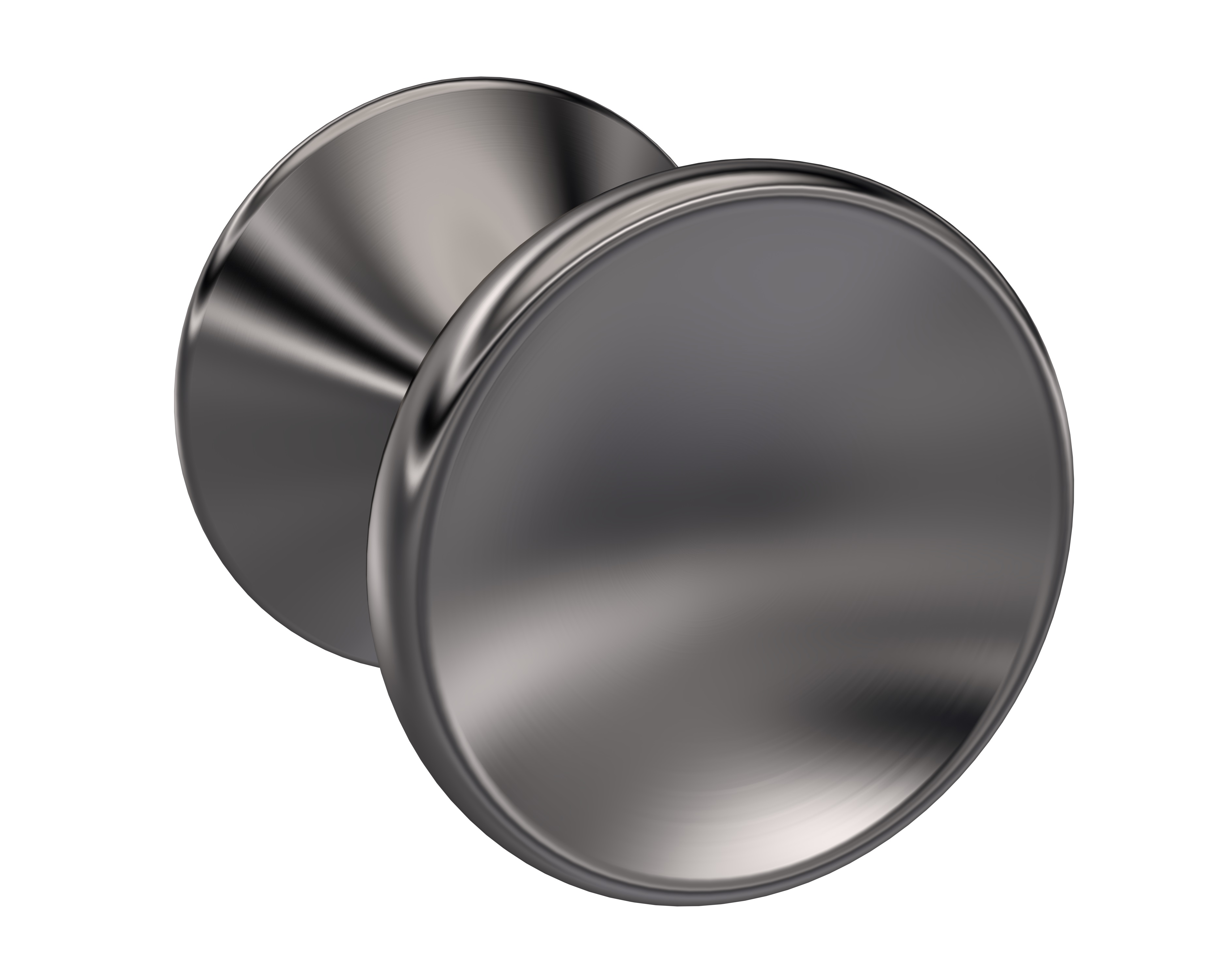 Nuie Brushed Pewter Indented Round Knob H713