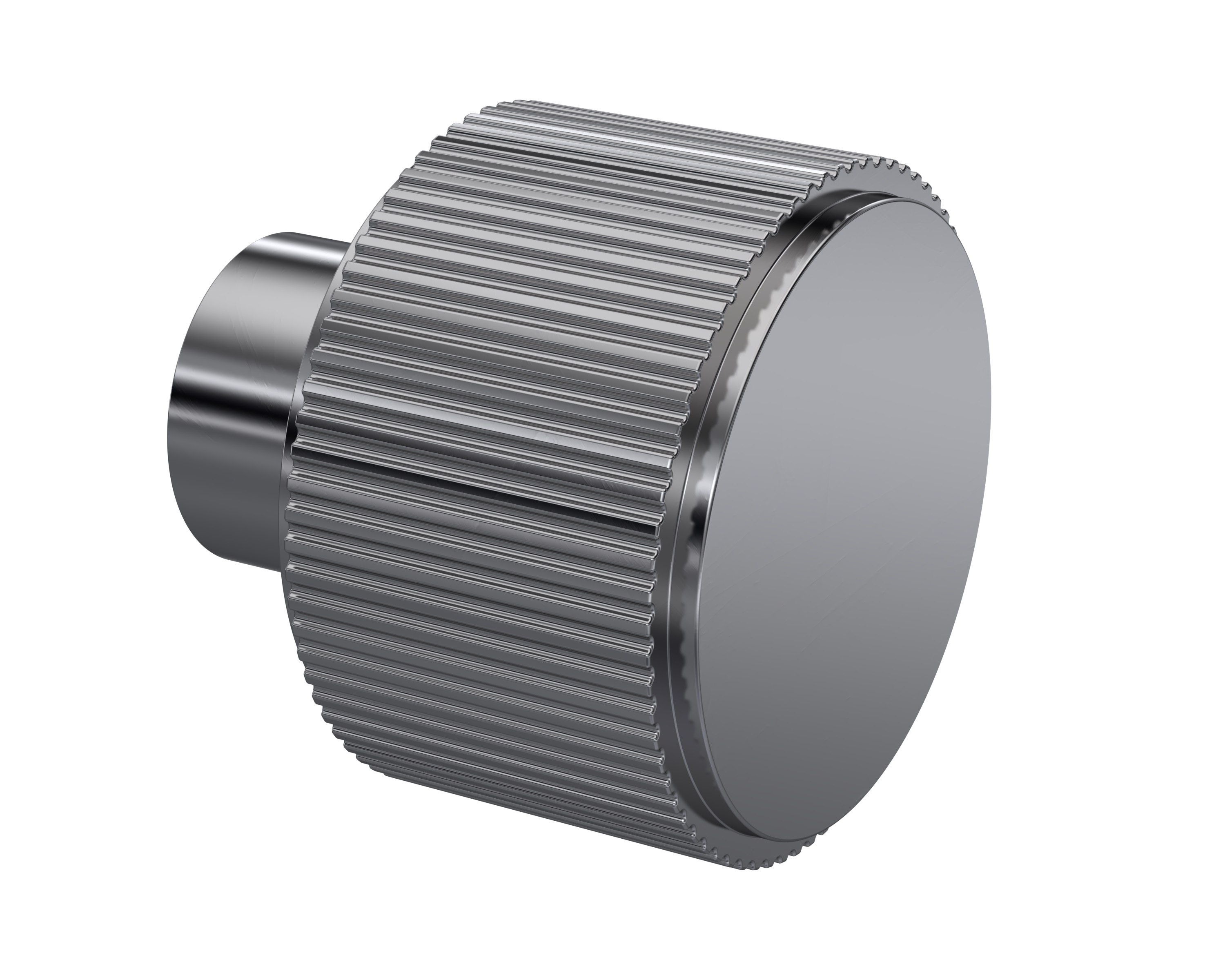 Nuie Brushed Pewter Fluted Furniture Knob H717