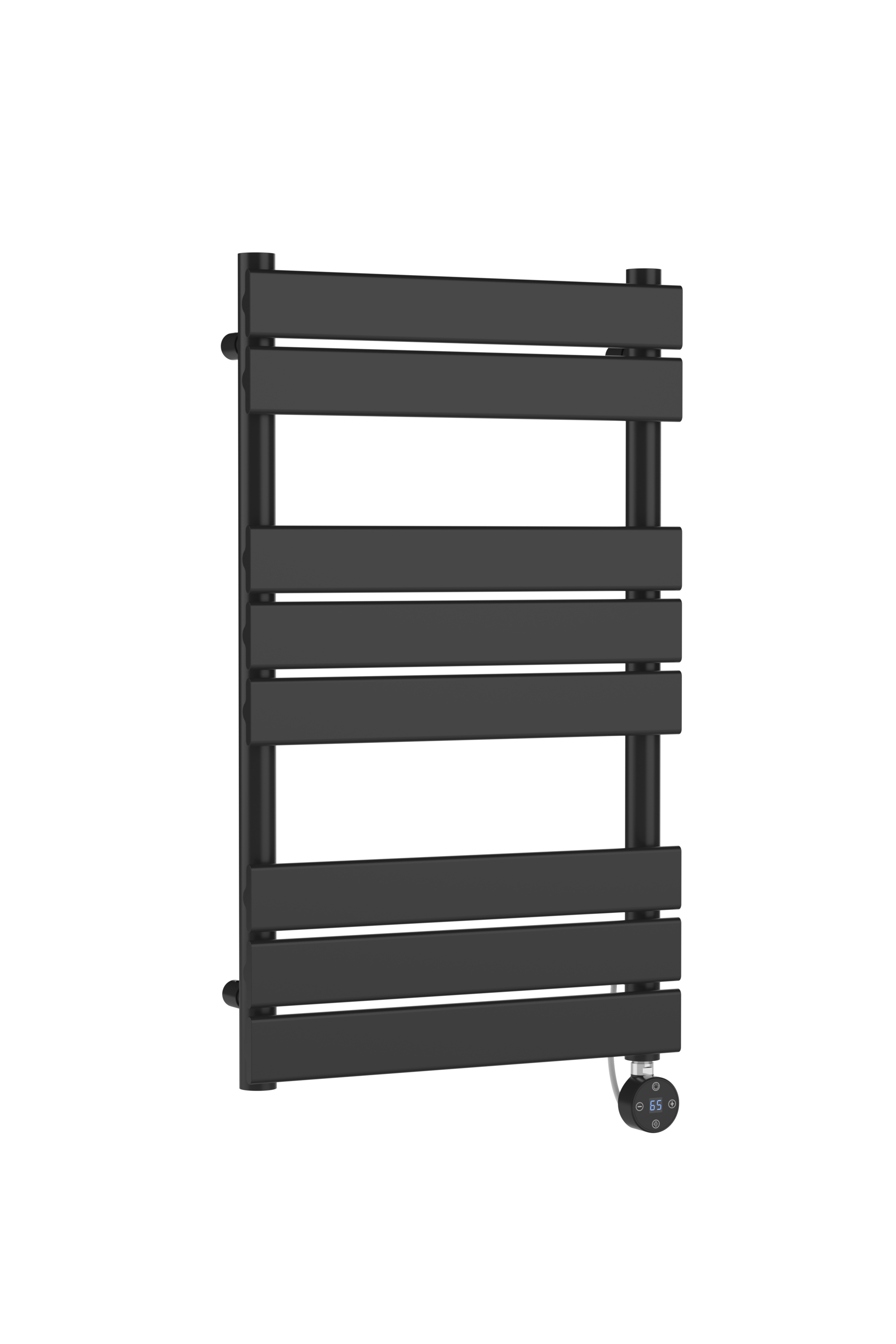 Hudson Reed Nuie Electric Flat Panel Towel Rail Anthracite Square Radiator 840x500 HL158