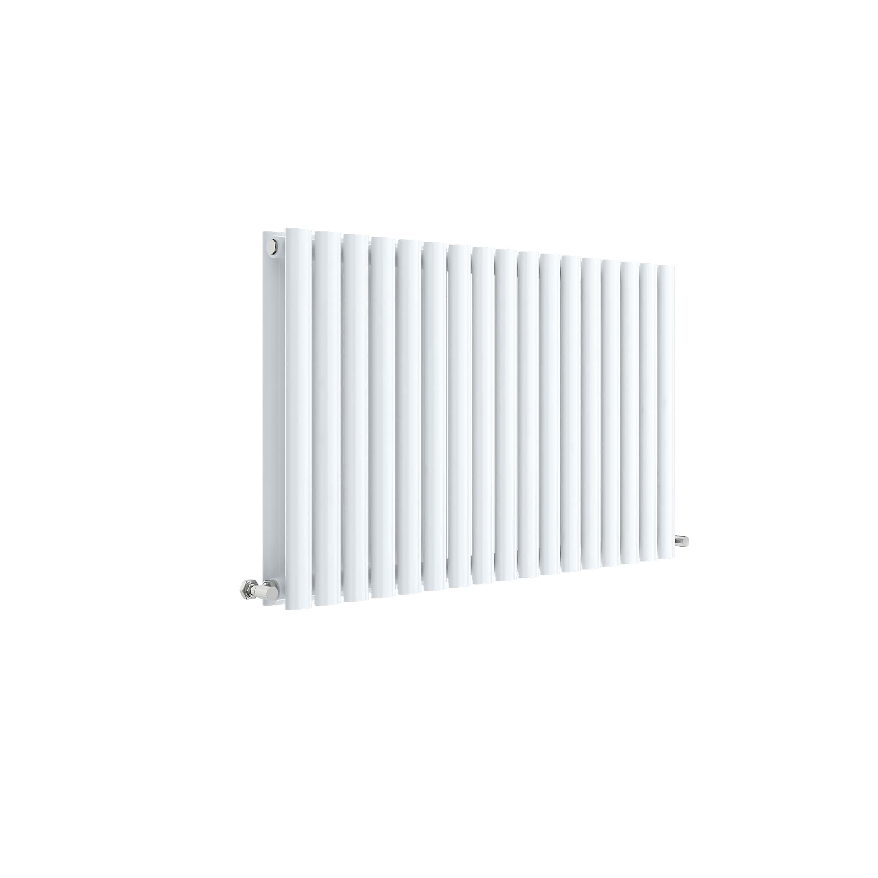 Hudson Reed Nuie Revive White High Gloss Horizontal Double Panel Radiator 600 x 992 HL339D