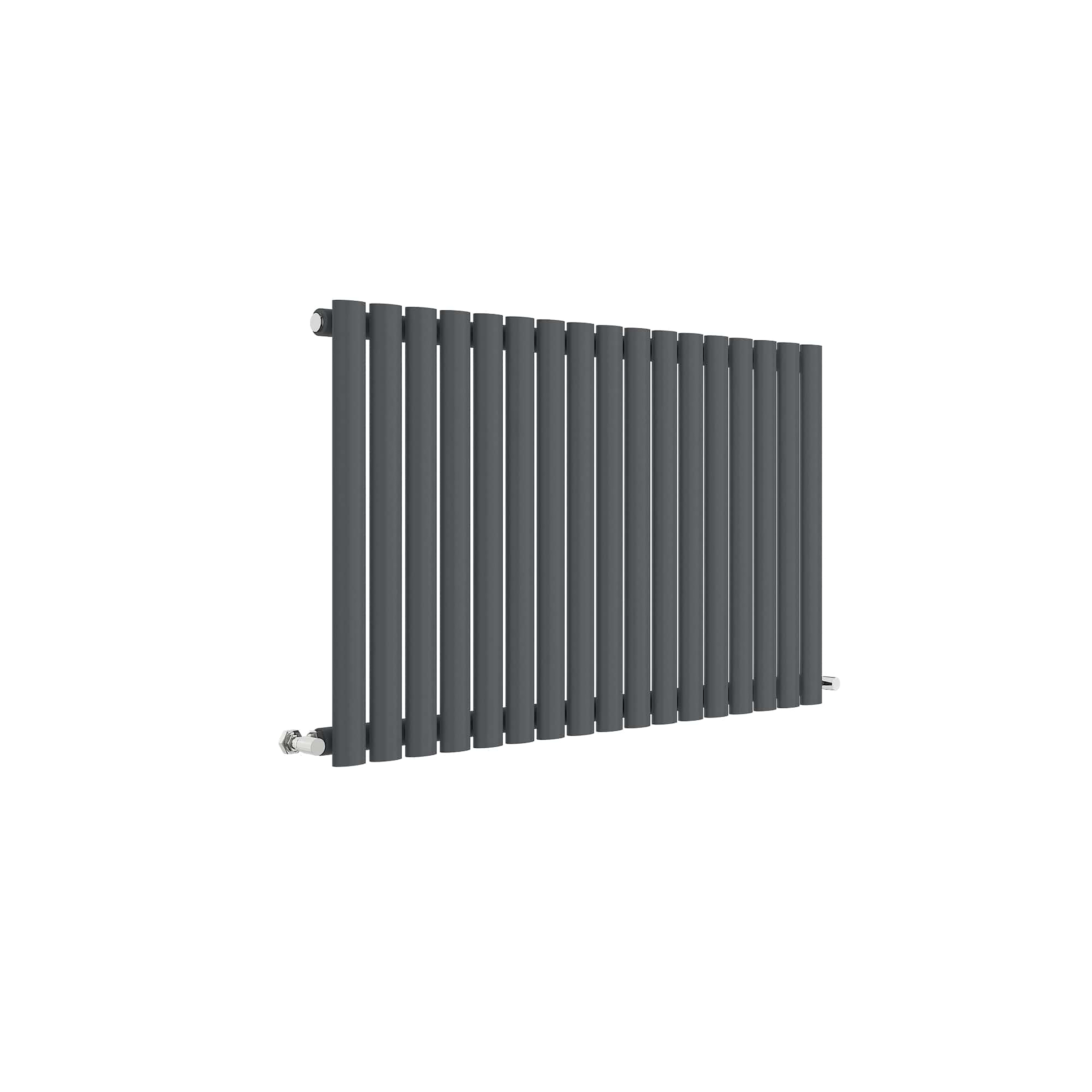 Hudson Reed Nuie Revive Anthracite Horizontal Single Panel Radiator 600 x 992 HLA39