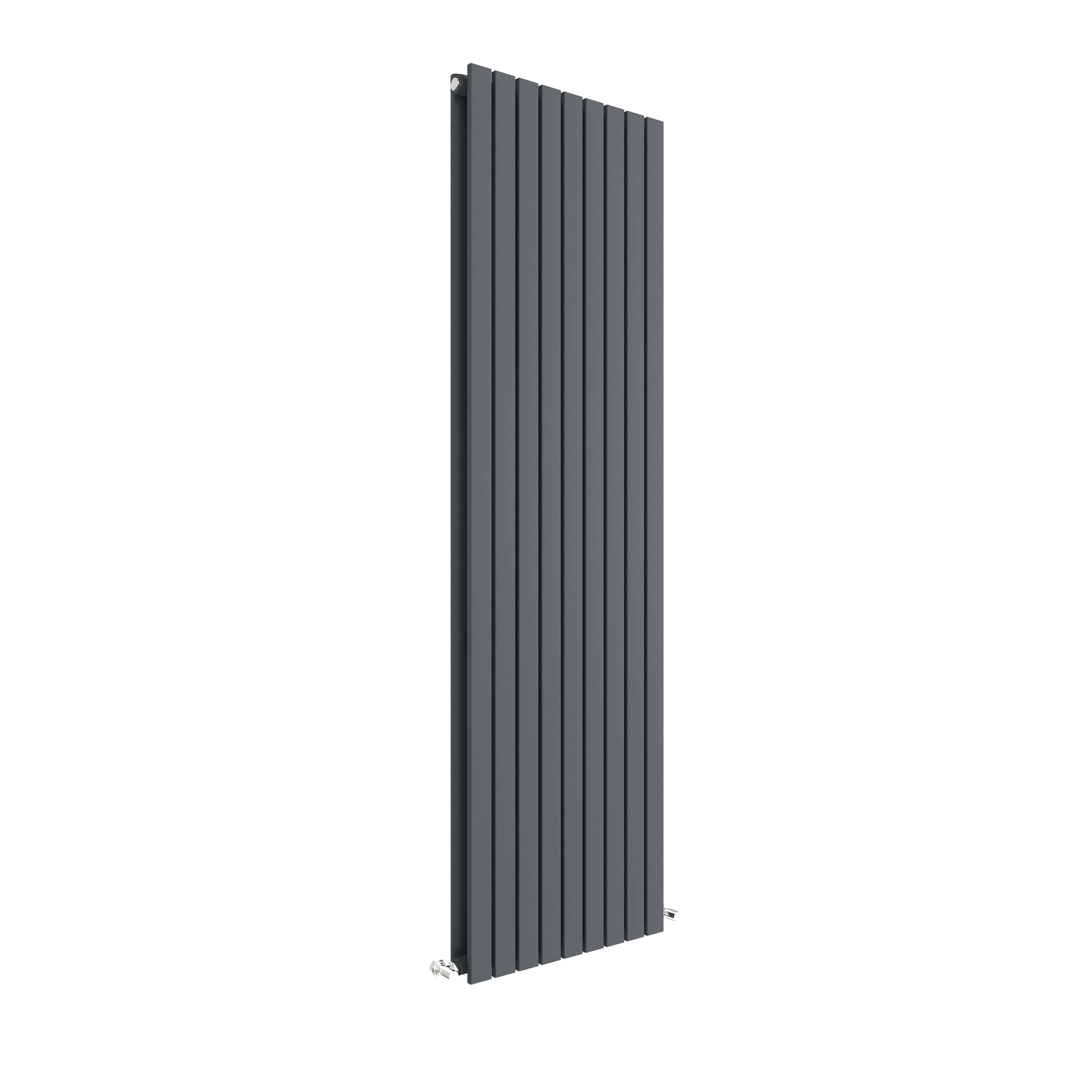 Hudson Reed Nuie Sloane Anthracite Vertical Double Panel Radiator 1800 x 528 HLA47D