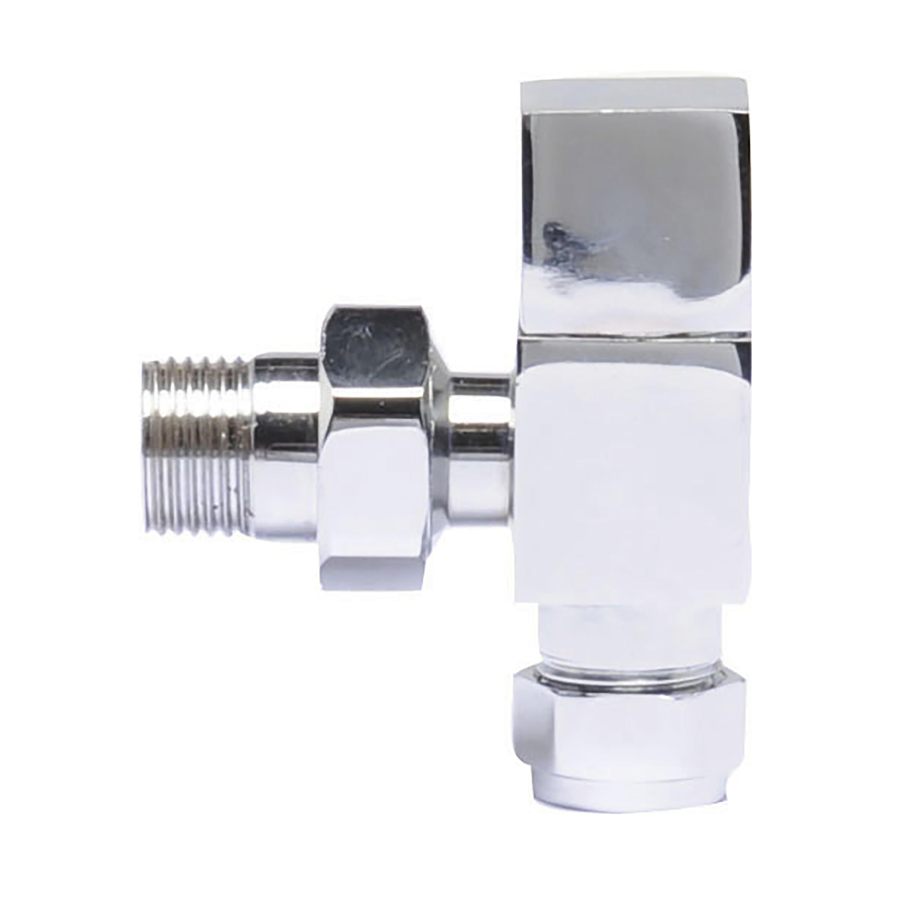 Hudson Reed Nuie Radiator Valves Chrome Angled Valve Pack pairs HT324
