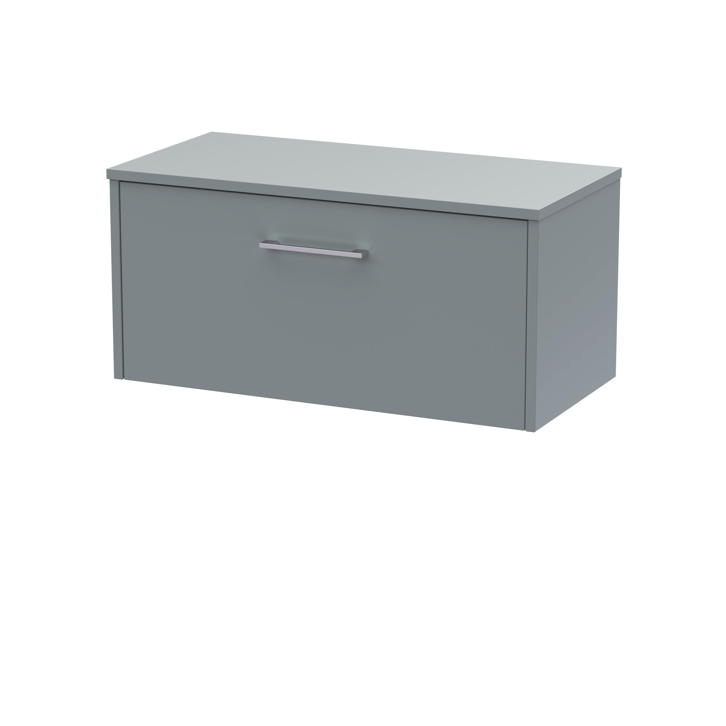 Hudson Reed Juno Coastal Grey 800mm Wall Hung Vanity Unit and Worktop JNU2325W