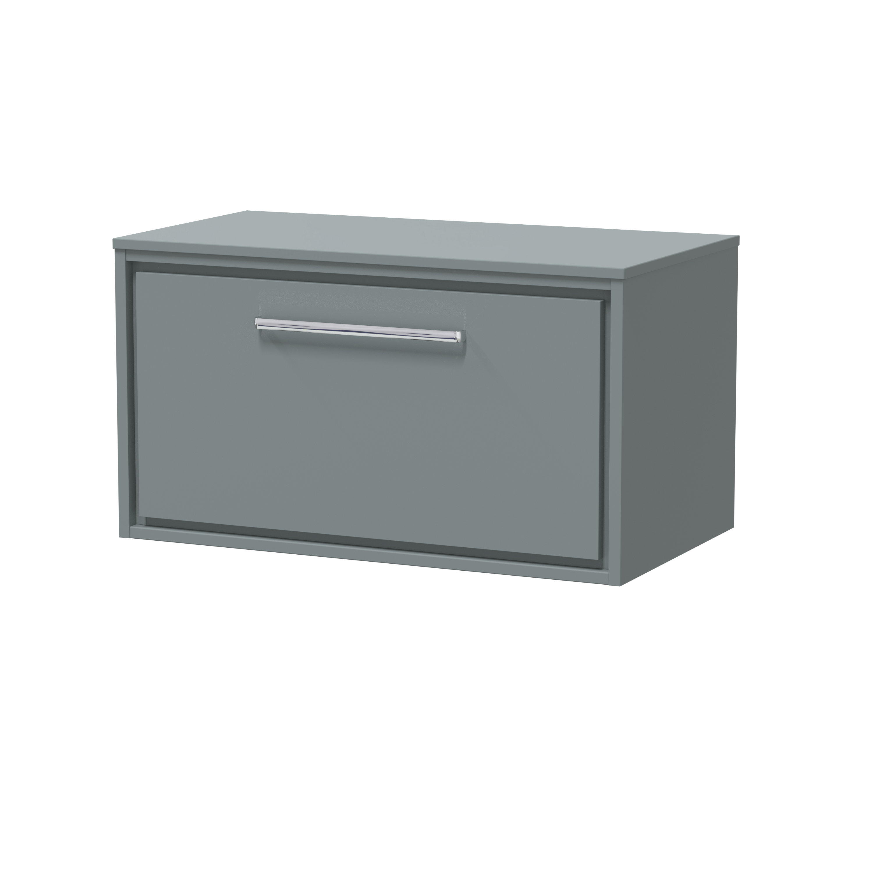 Hudson Reed Lille Coastal Grey 800mm Wall Hung Vanity with Worktop LIL2325W