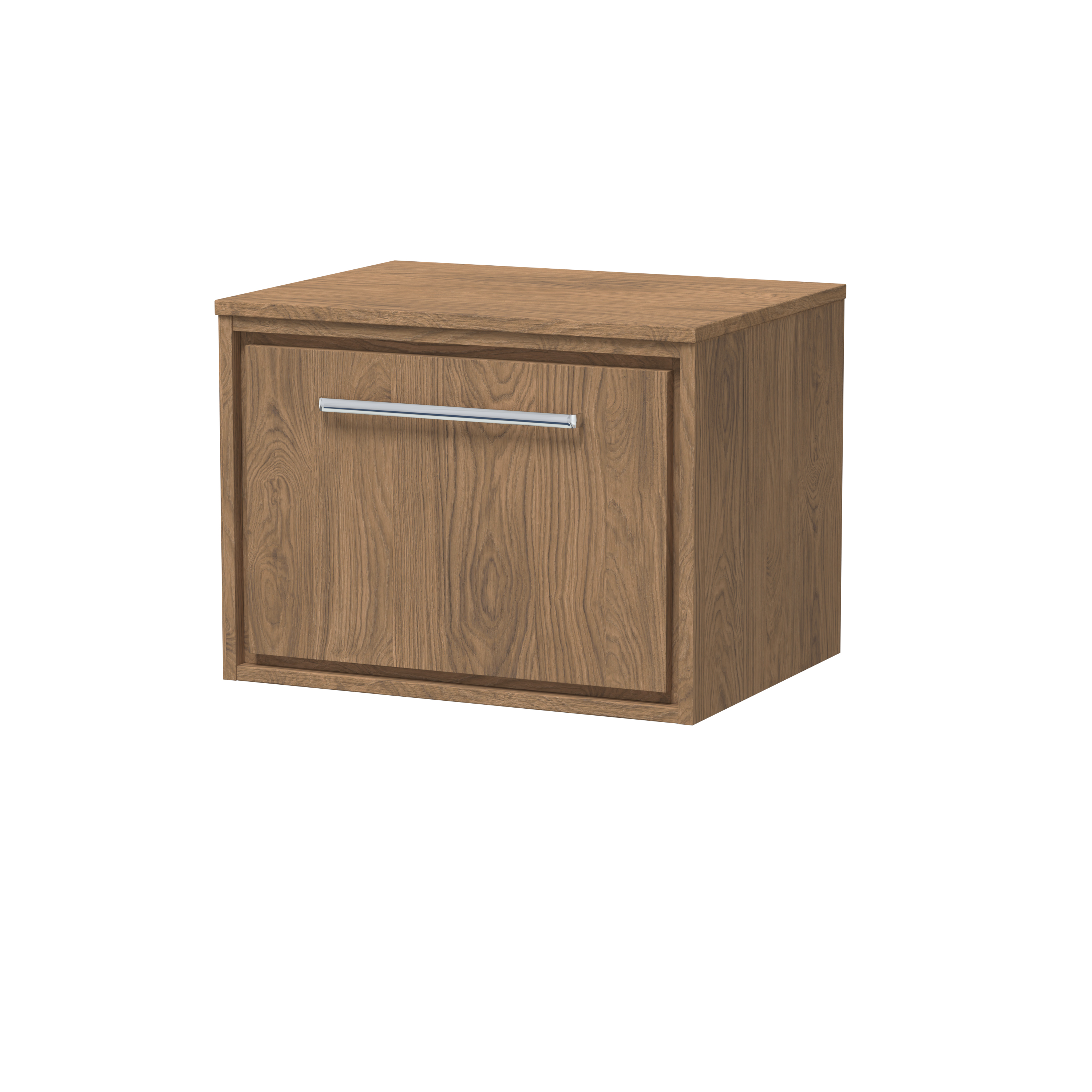 Hudson Reed Lille Antique Oak 600mm Wall Hung Vanity with Worktop LIL2722W