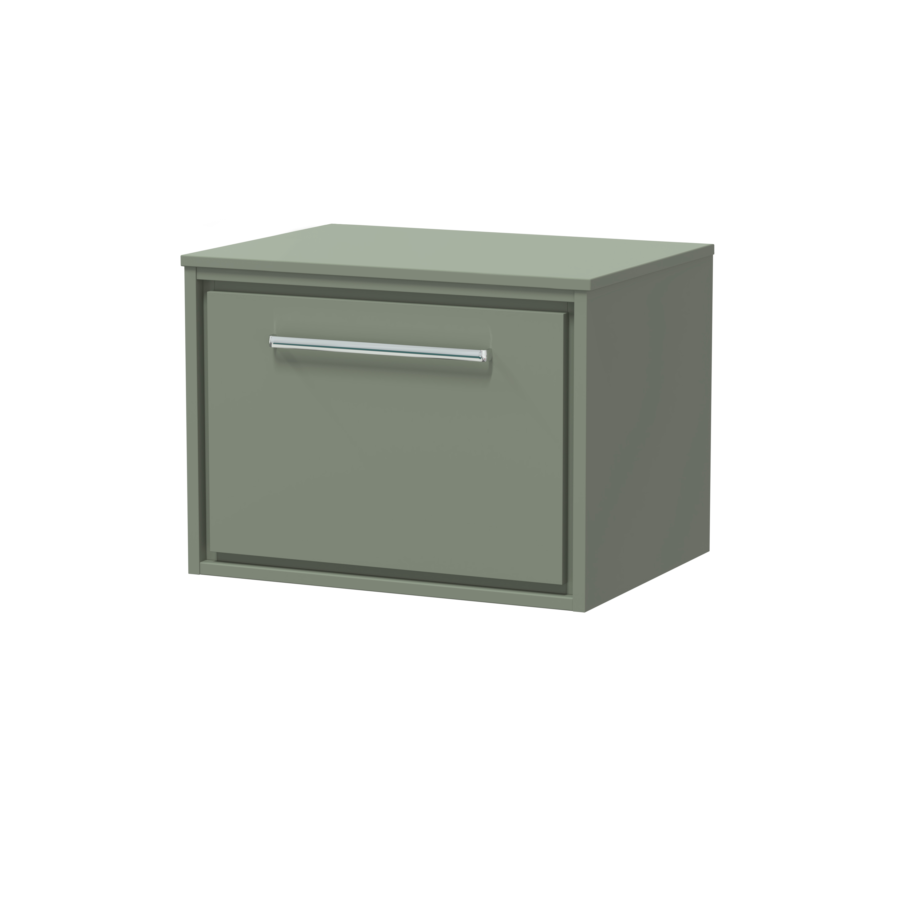 Hudson Reed Lille Fern Green 600mm Wall Hung Vanity with Worktop LIL3122W