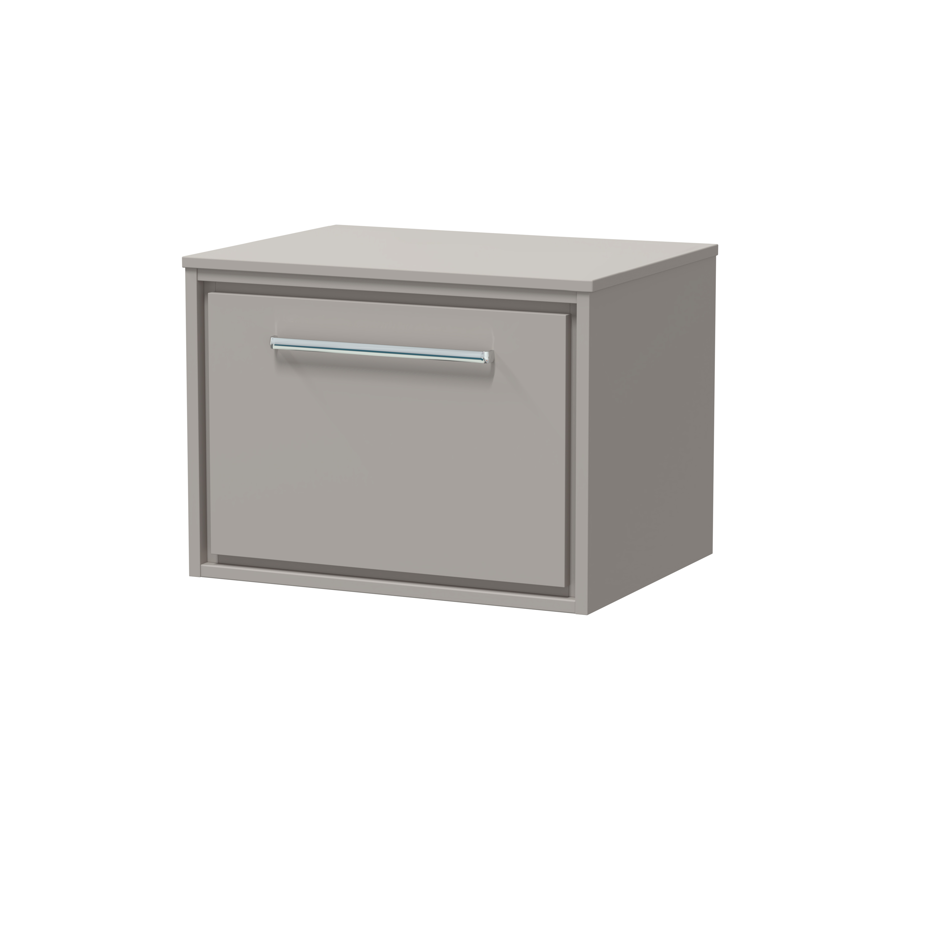 Hudson Reed Lille Pebble Grey 600mm Wall Hung Vanity with Worktop LIL3222W