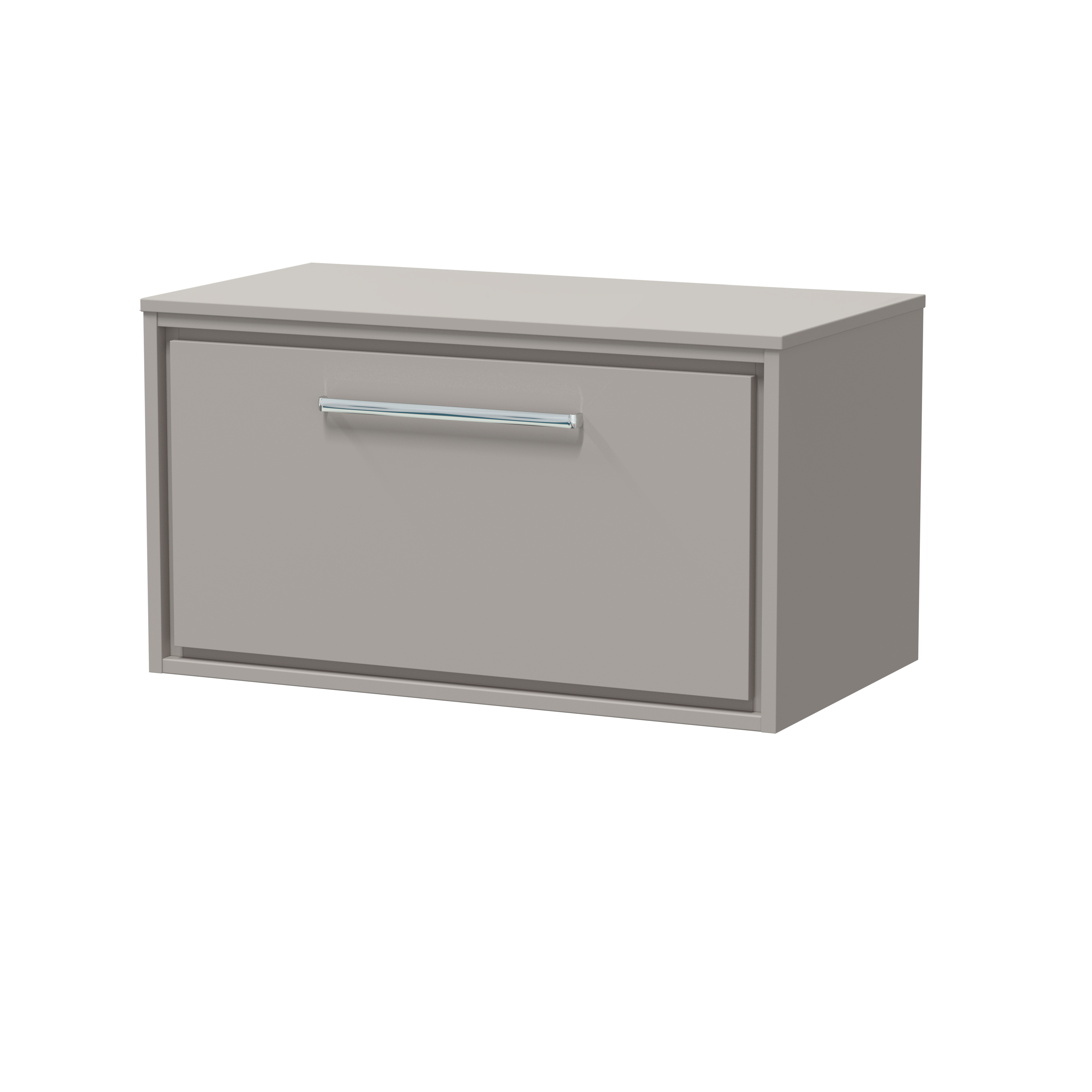 Hudson Reed Lille Pebble Grey 800mm Wall Hung Vanity with Worktop LIL3225W