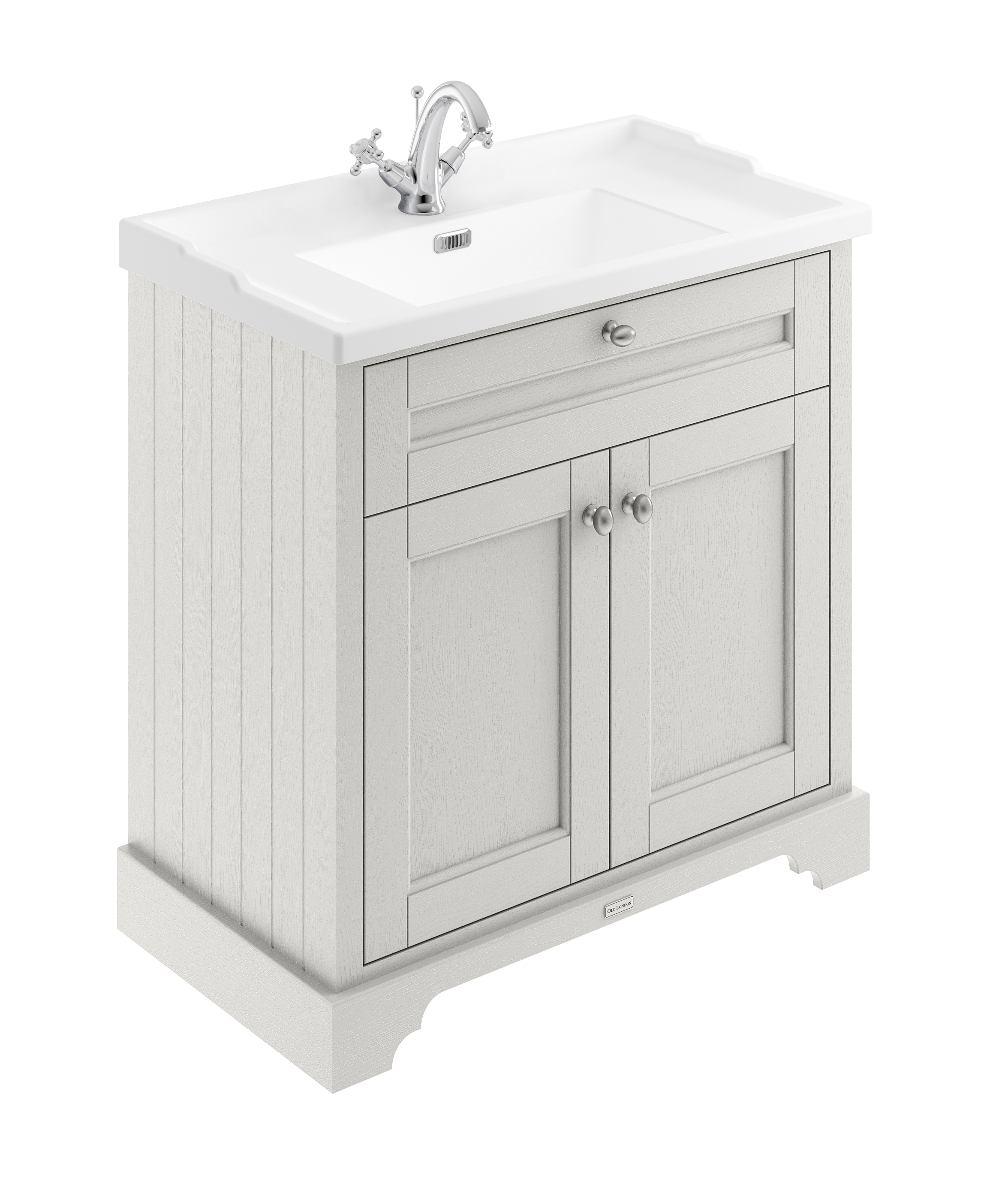 Hudson Reed Old London Timeless Sand 800mm Vanity Unit and Basin 1TH LOF405