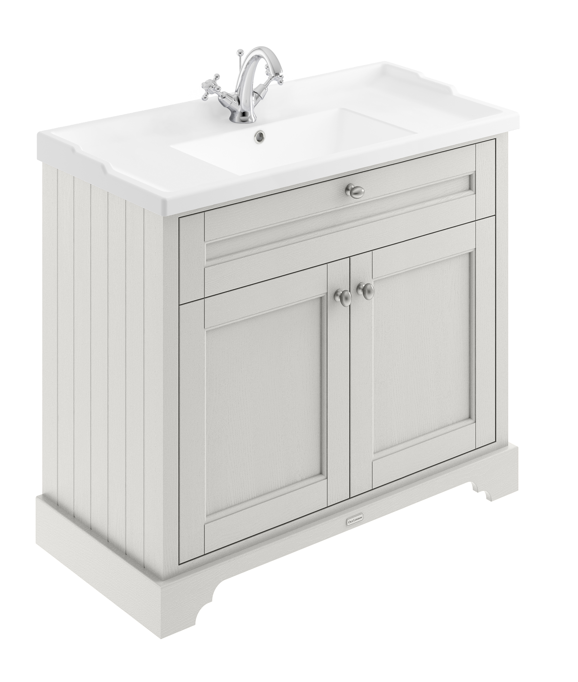 Hudson Reed Old London Timeless Sand 1000mm Vanity Unit and Basin 1TH LOF407