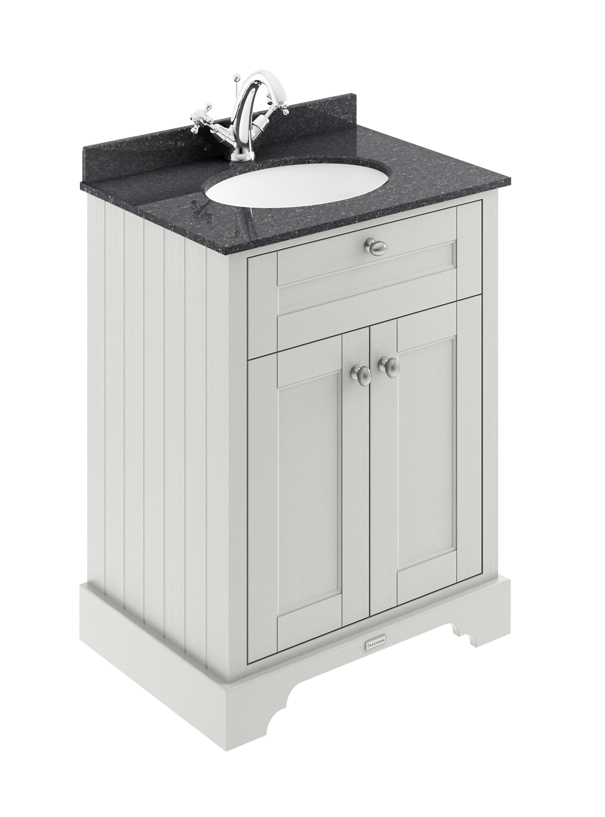 Hudson Reed Old London Timeless Sand 600mm Vanity Unit and Marble Top 1TH LOF421