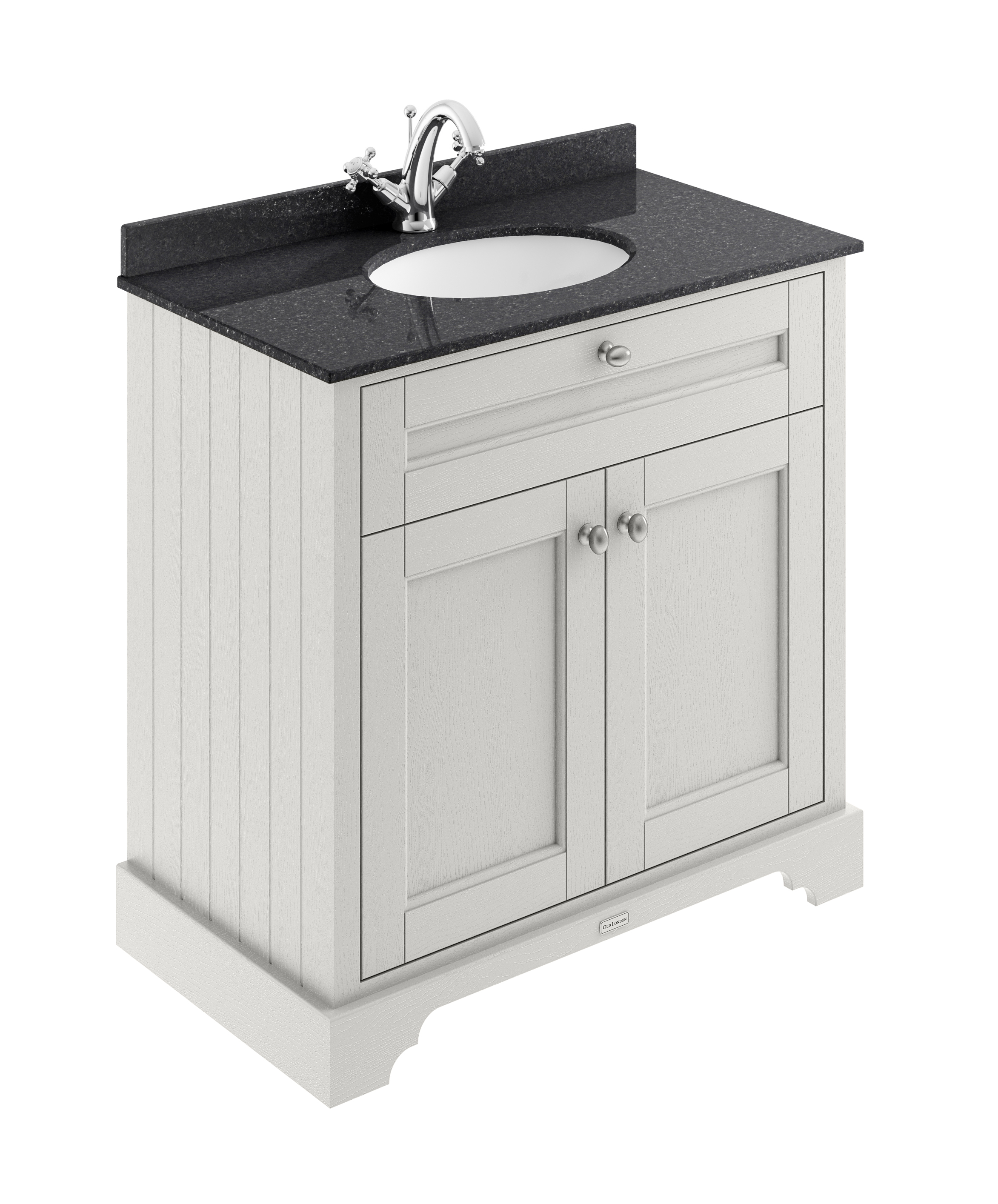 Hudson Reed Old London Timeless Sand 800mm Vanity Unit and Marble Top 1TH LOF427