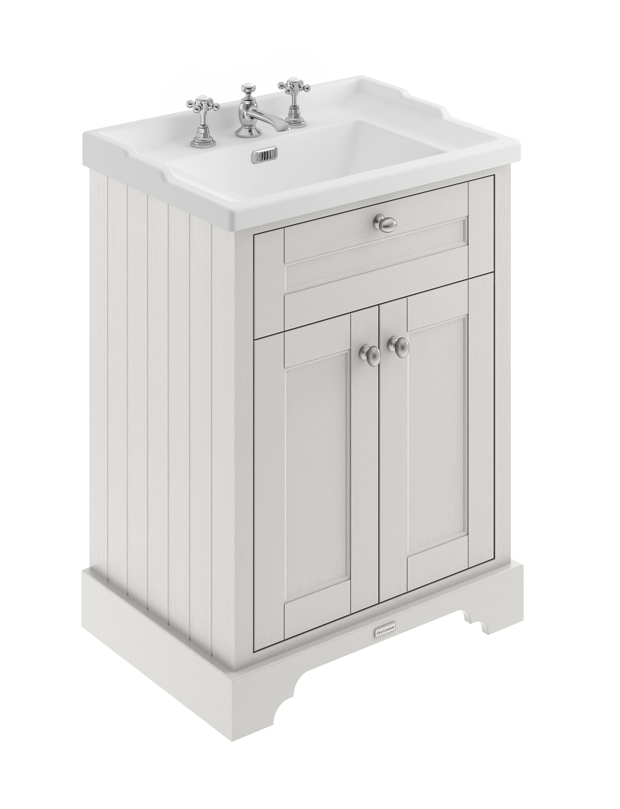 Hudson Reed Old London Timeless Sand 600mm Vanity Unit and Basin 3TH LOF433