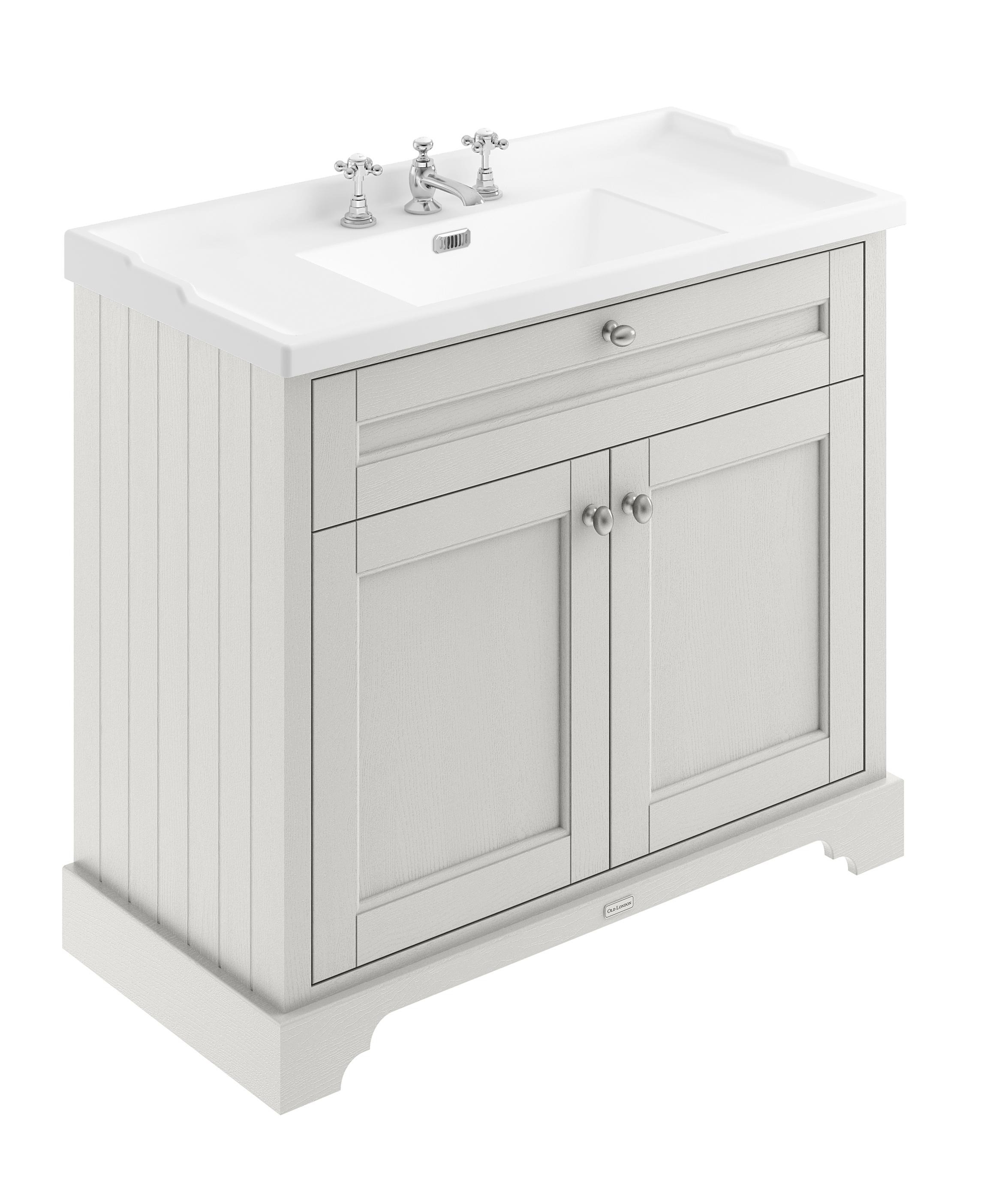 Hudson Reed Old London Timeless Sand 1000mm Vanity Unit and Basin 3TH LOF437