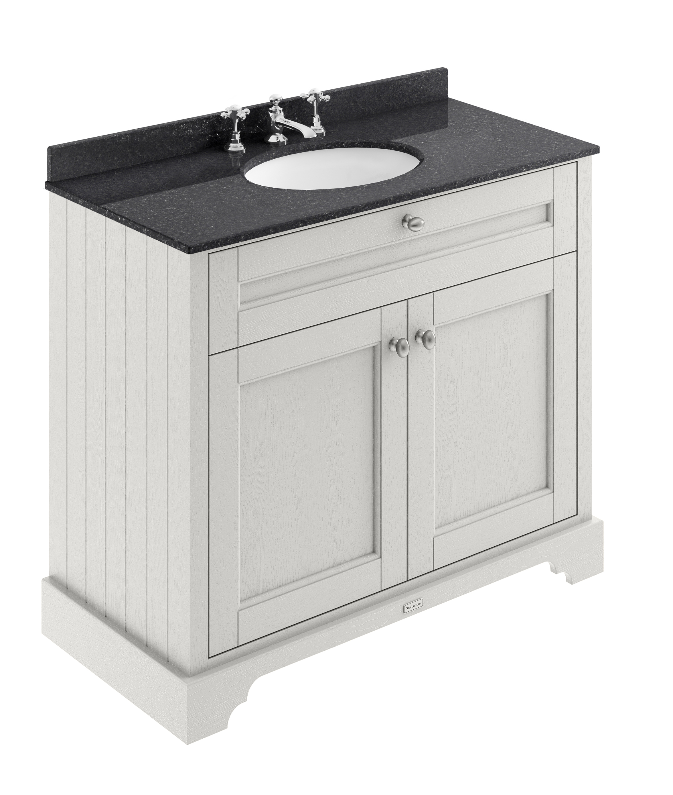 Hudson Reed Old London Timeless Sand 1000mm Vanity Unit and Marble Top 3TH LOF479
