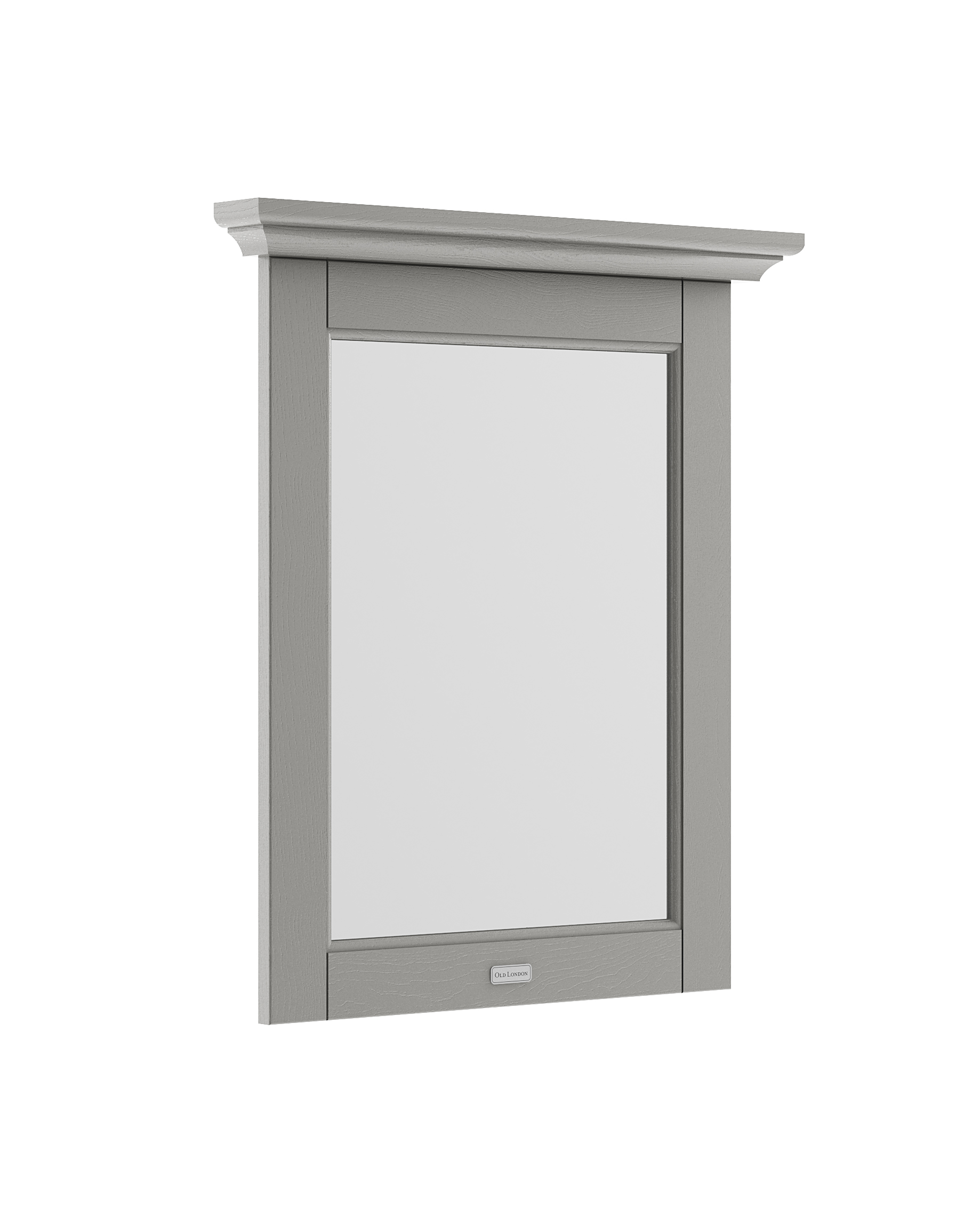 Hudson Reed Old London Storm Grey 600mm Flat Mirror LON213