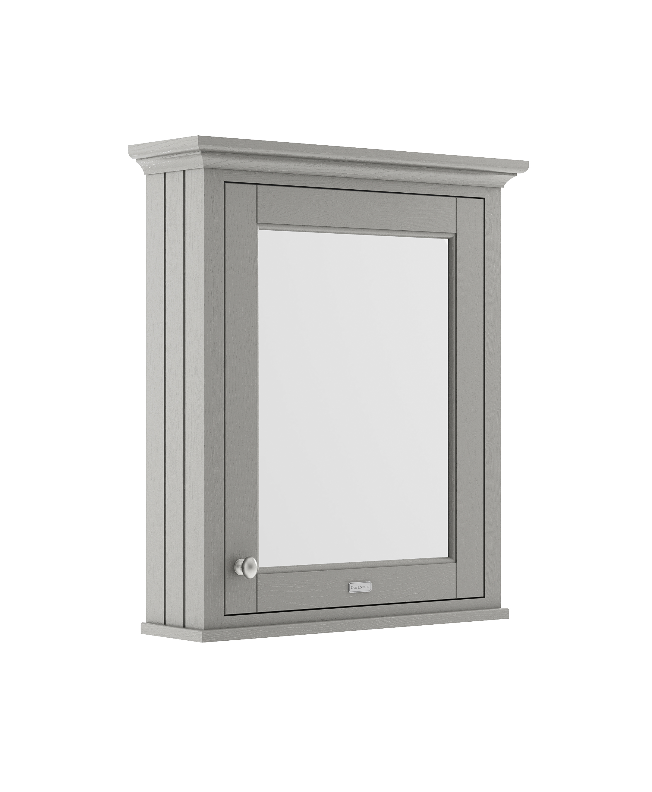 Hudson Reed Old London Storm Grey 600mm Mirror Cabinet LON214