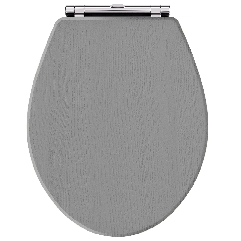 Hudson Reed Old London Storm Grey Carlton Toilet Seat LOS299