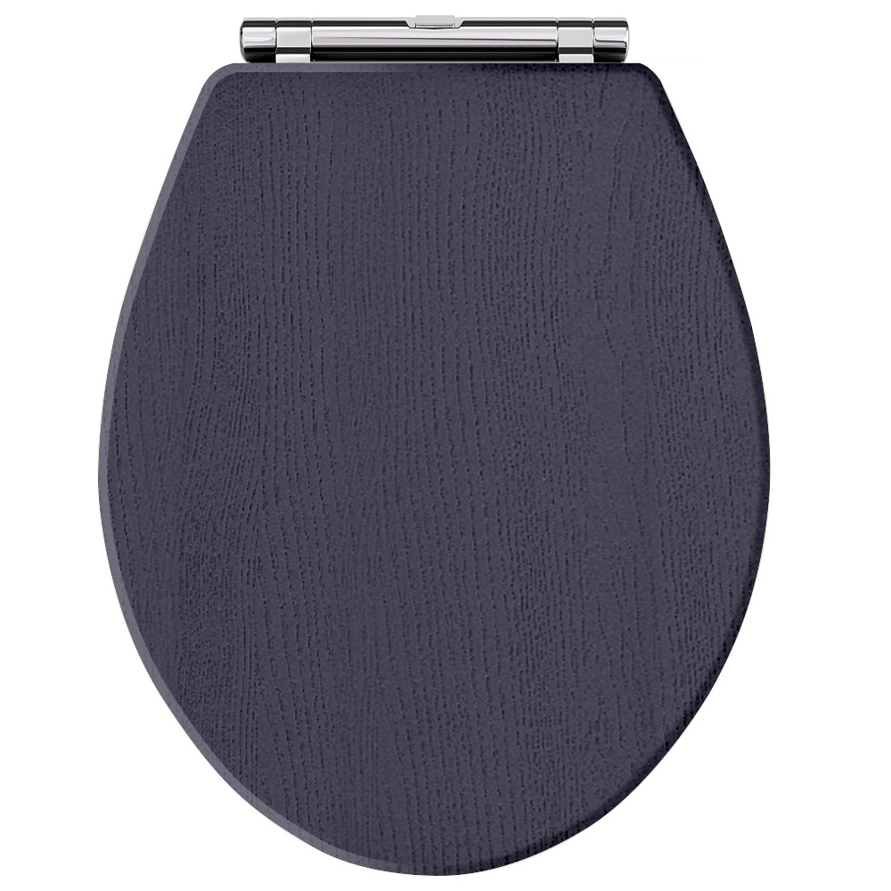 Hudson Reed Old London Twilight Blue Carlton Toilet Seat LOS399