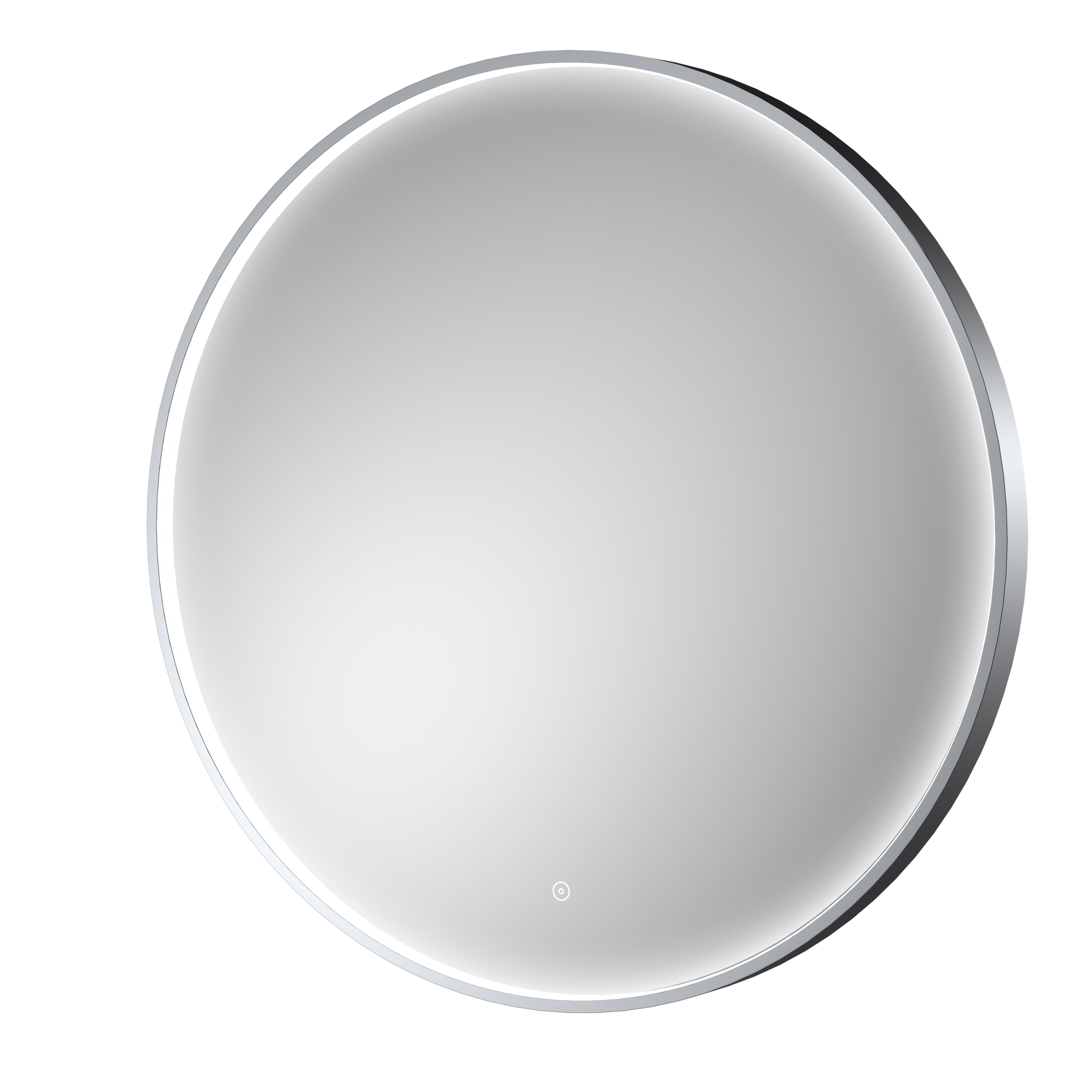 Hudson Reed Nuie Mensa Chrome Polished Frame LED Mirror 800mm LQ753