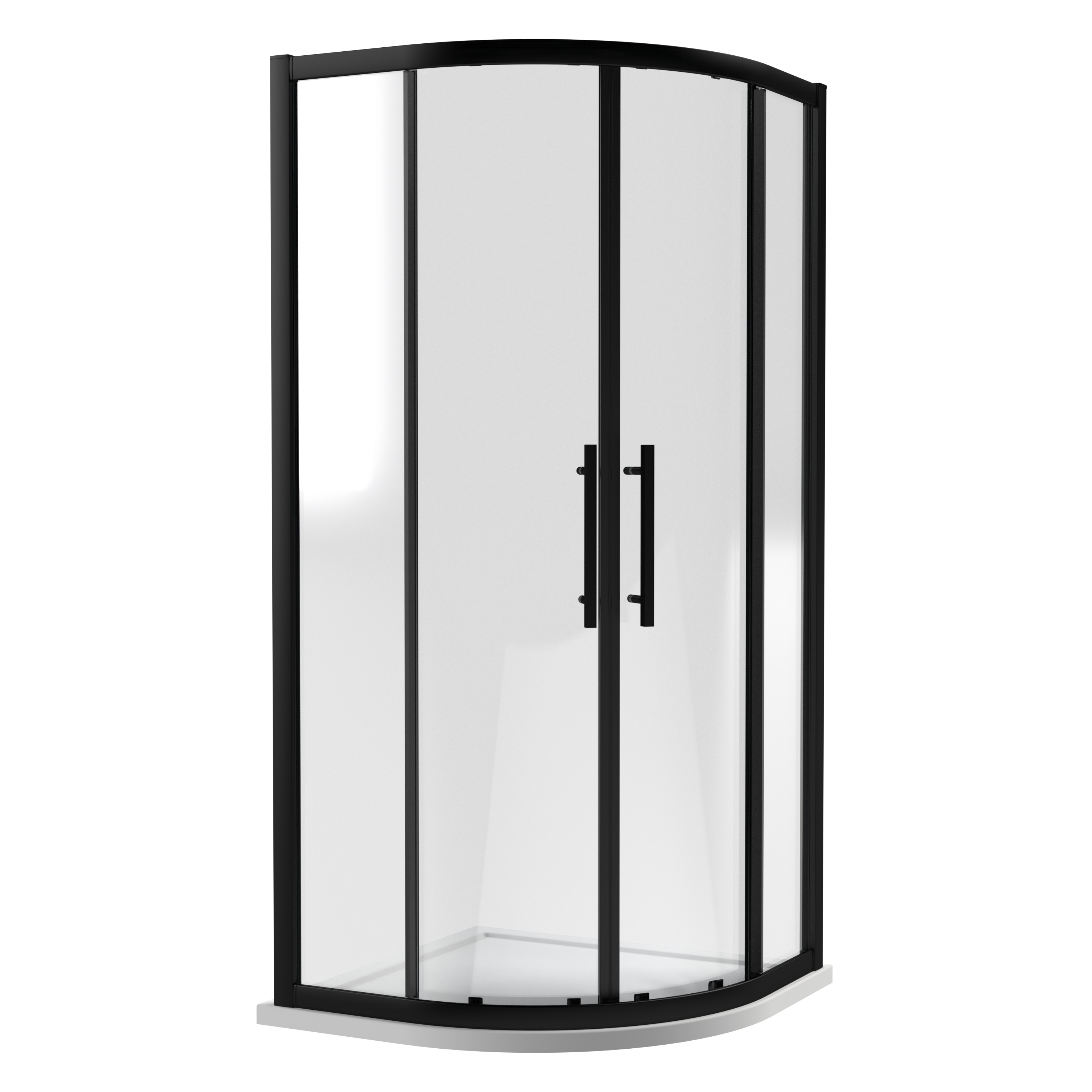 Hudson Reed Apex Matt Black 900mm Quadrant M900QBP E8