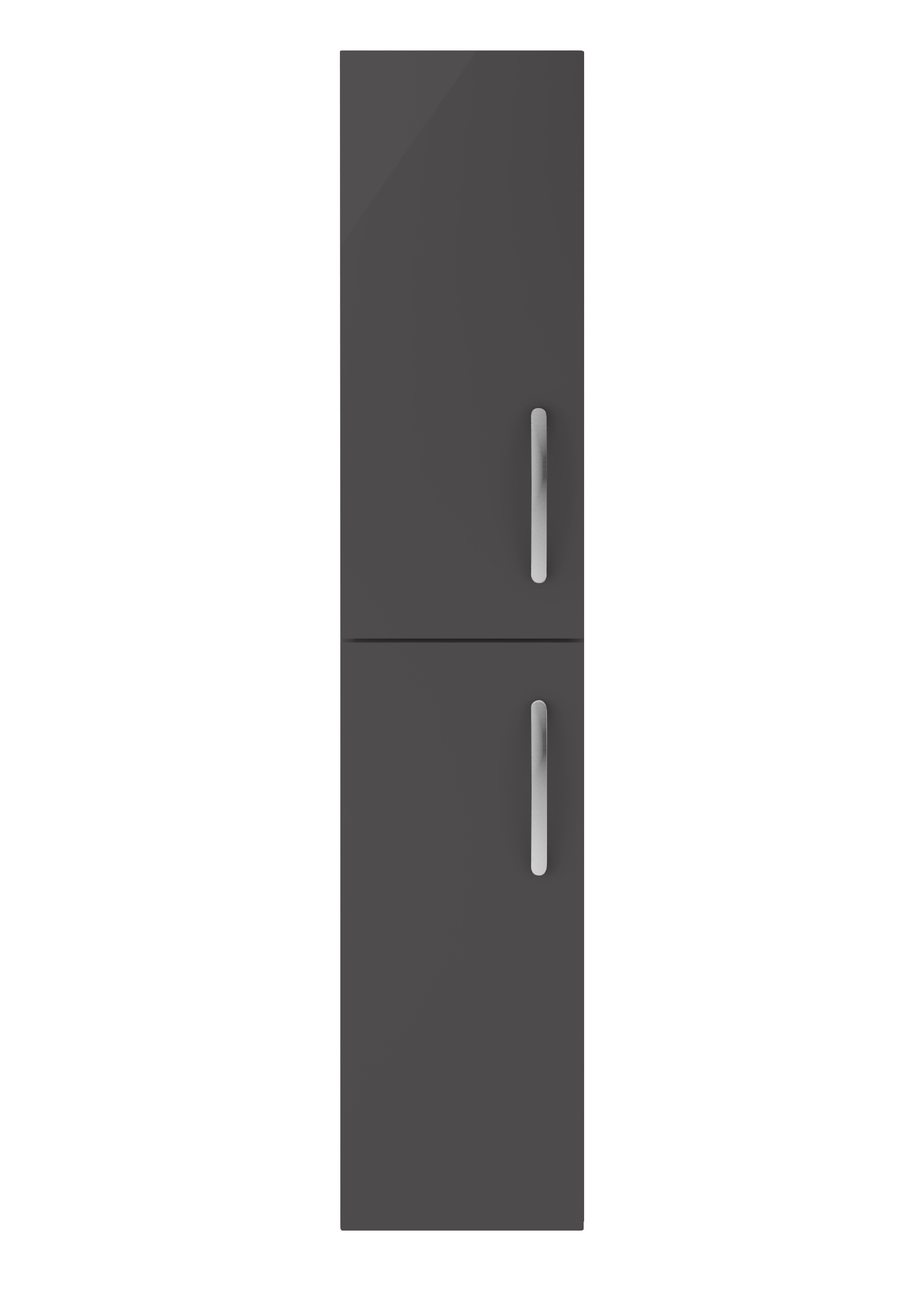 Nuie Athena Gloss Grey 300mm Tall Unit 2 Door MOC362