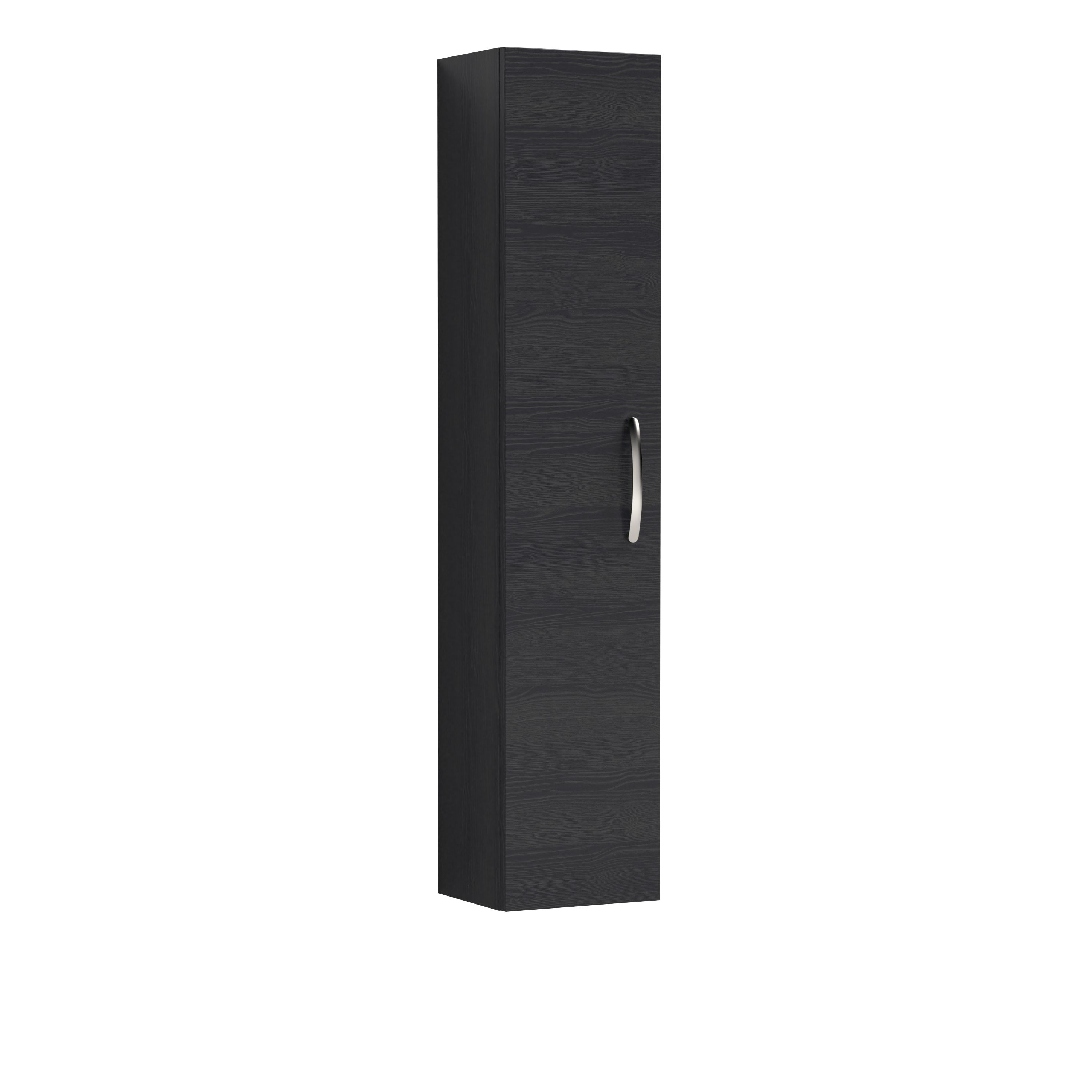 Nuie Athena Charcoal Black 300mm Tall Unit 1 Door MOD661