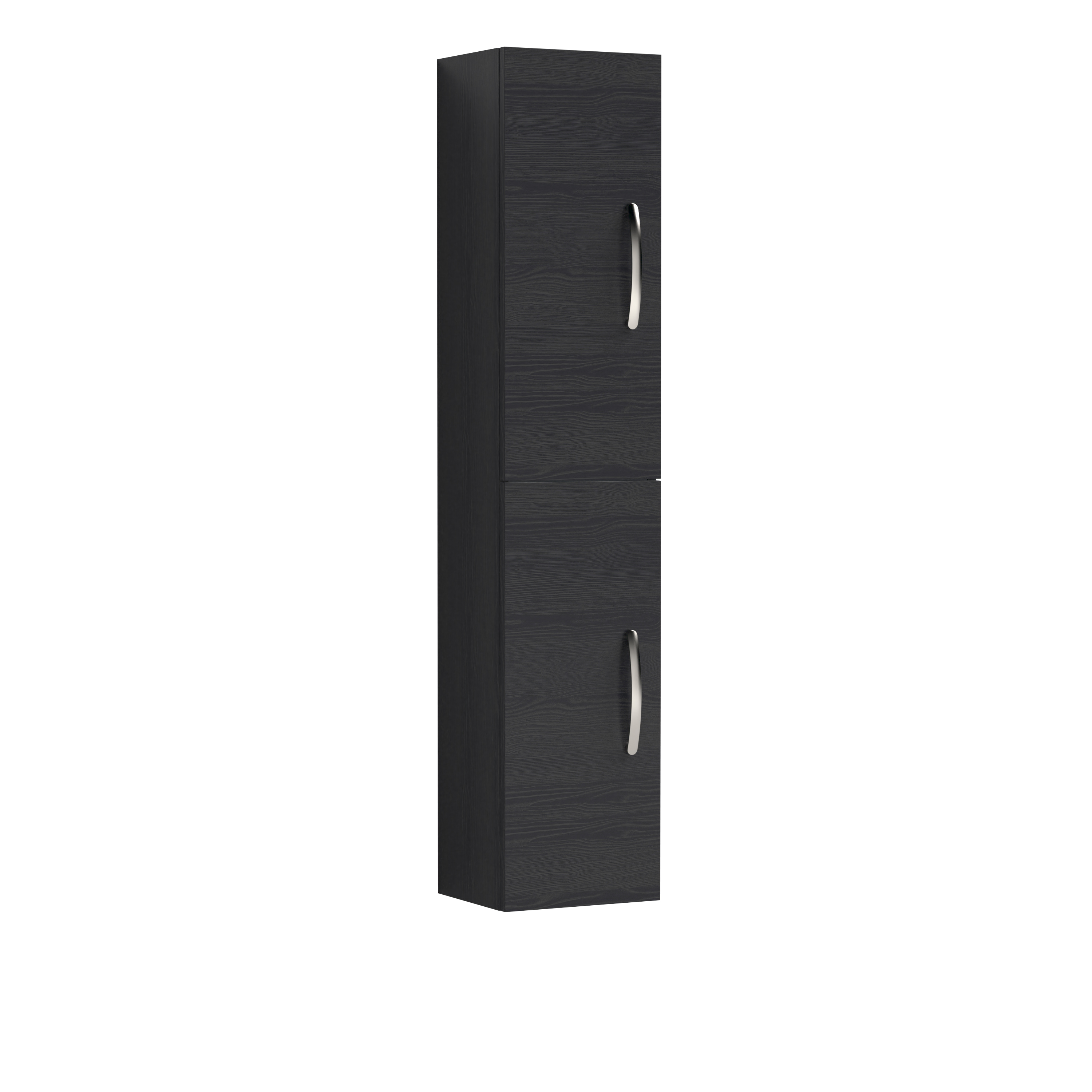 Nuie Athena Charcoal Black 300mm Tall Unit 2 Door MOD662