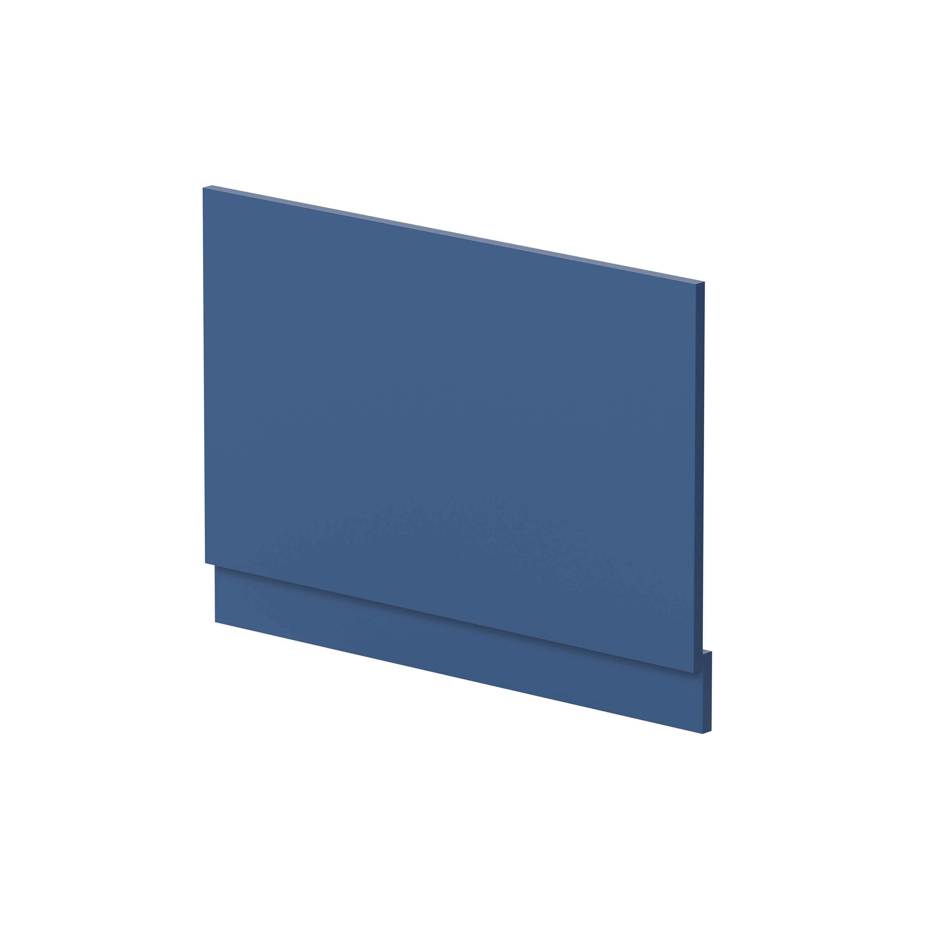 Hudson Reed Nuie Urban Satin Blue 800mm Bath End Panel MOF372