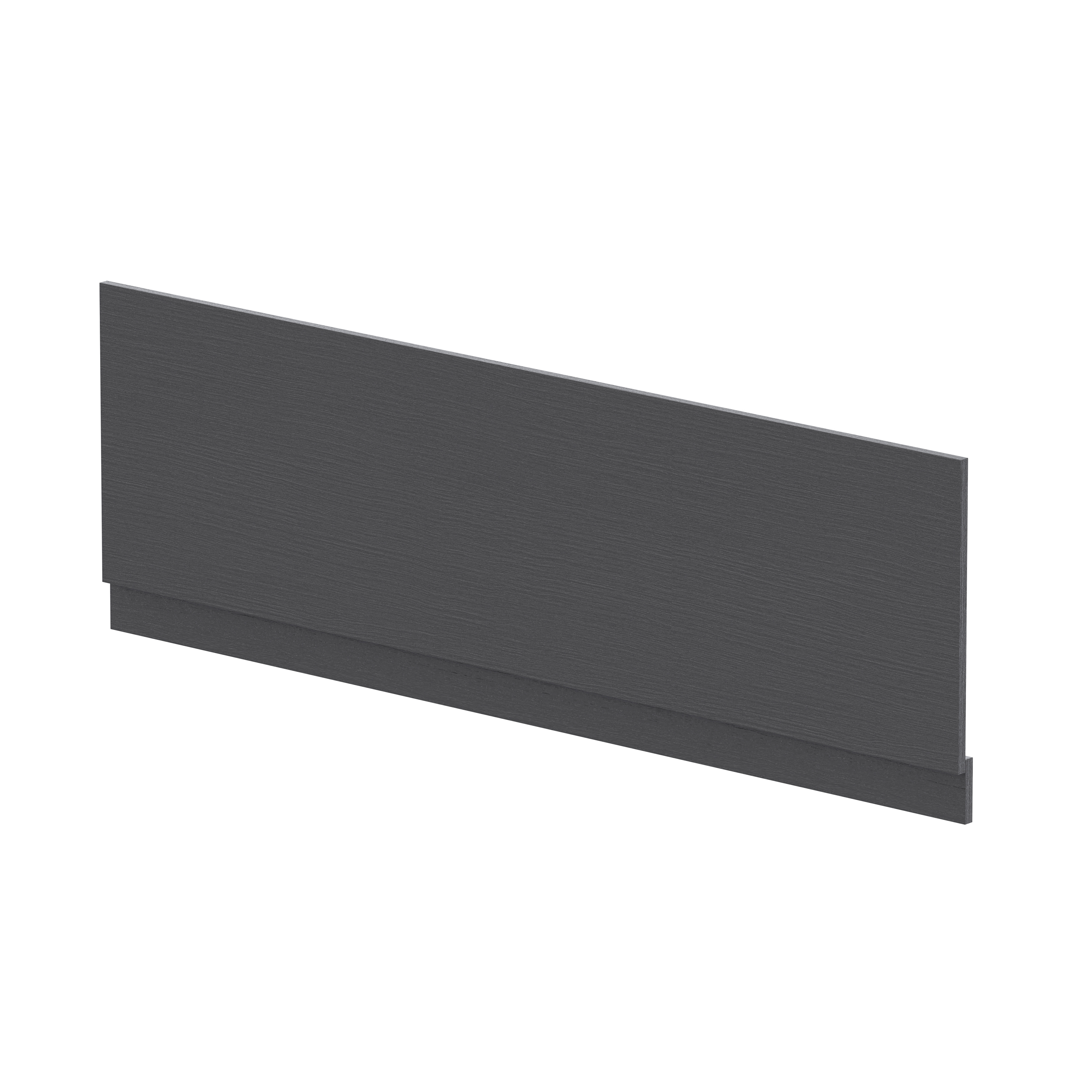 Hudson Reed Nuie Graphite Grey Woodgrain 1700mm Bath Front Panel MPC2205