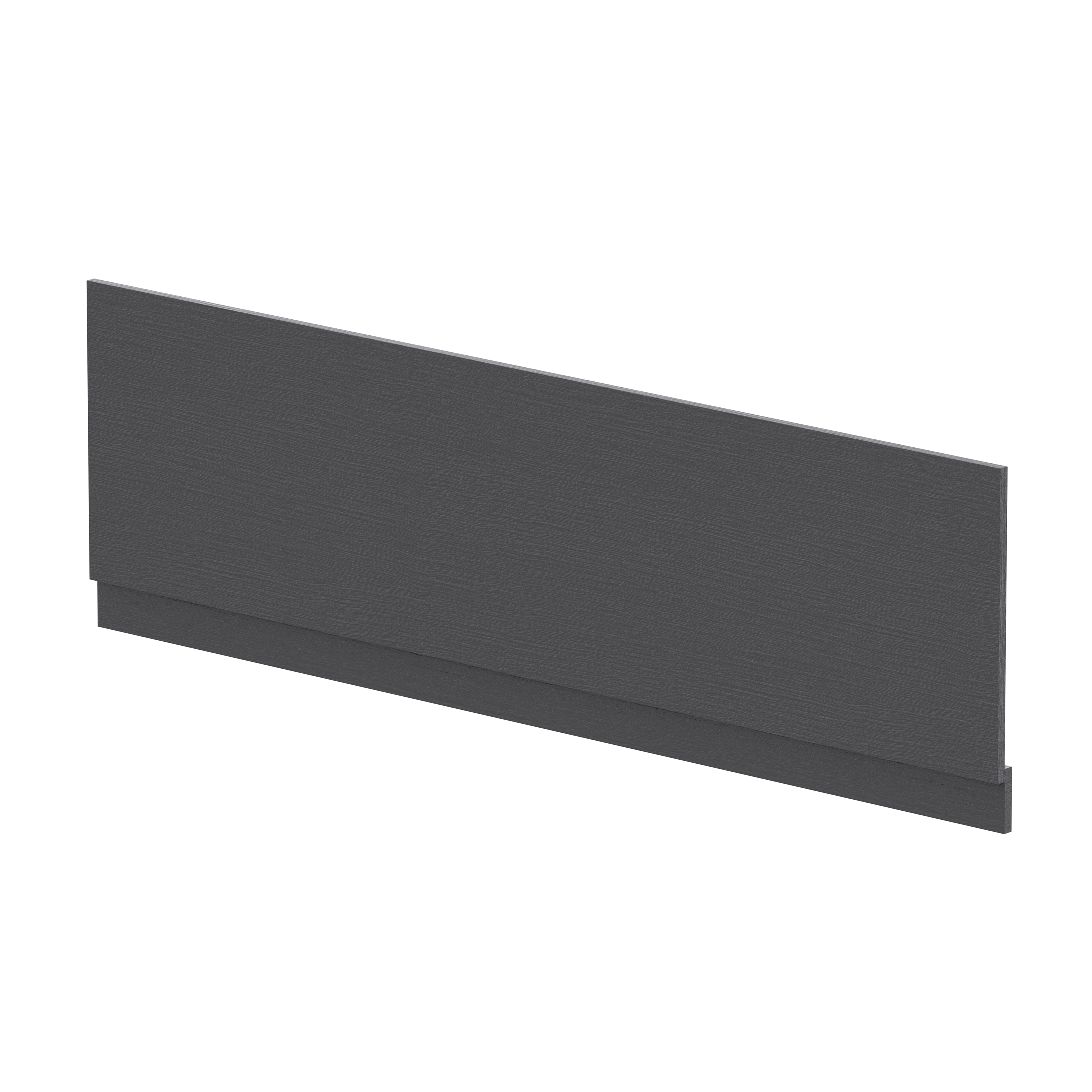 Hudson Reed Nuie Graphite Grey Woodgrain 1800mm Bath Front Panel MPC2207