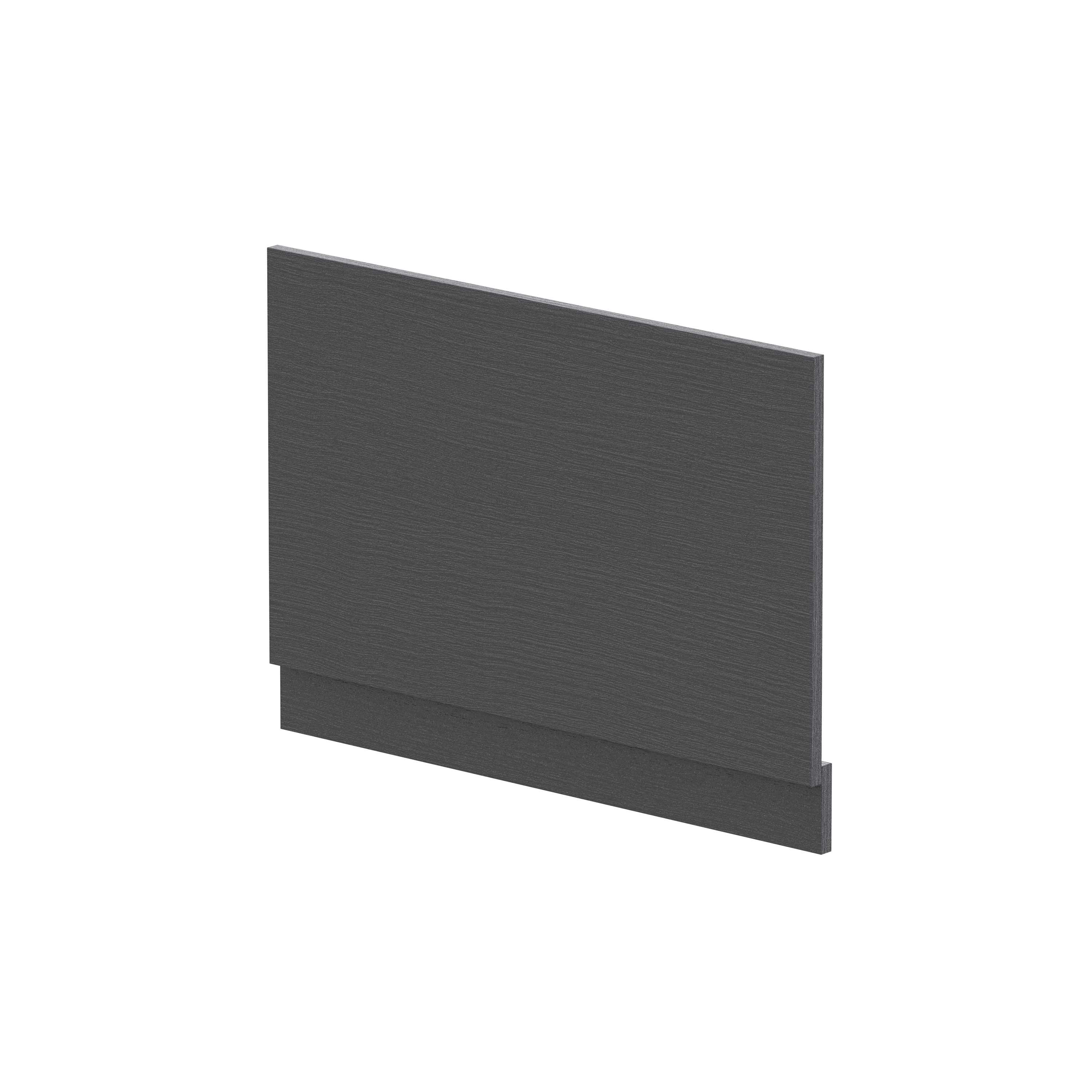Hudson Reed Nuie Graphite Grey Woodgrain 800mm Bath End Panel MPC2213