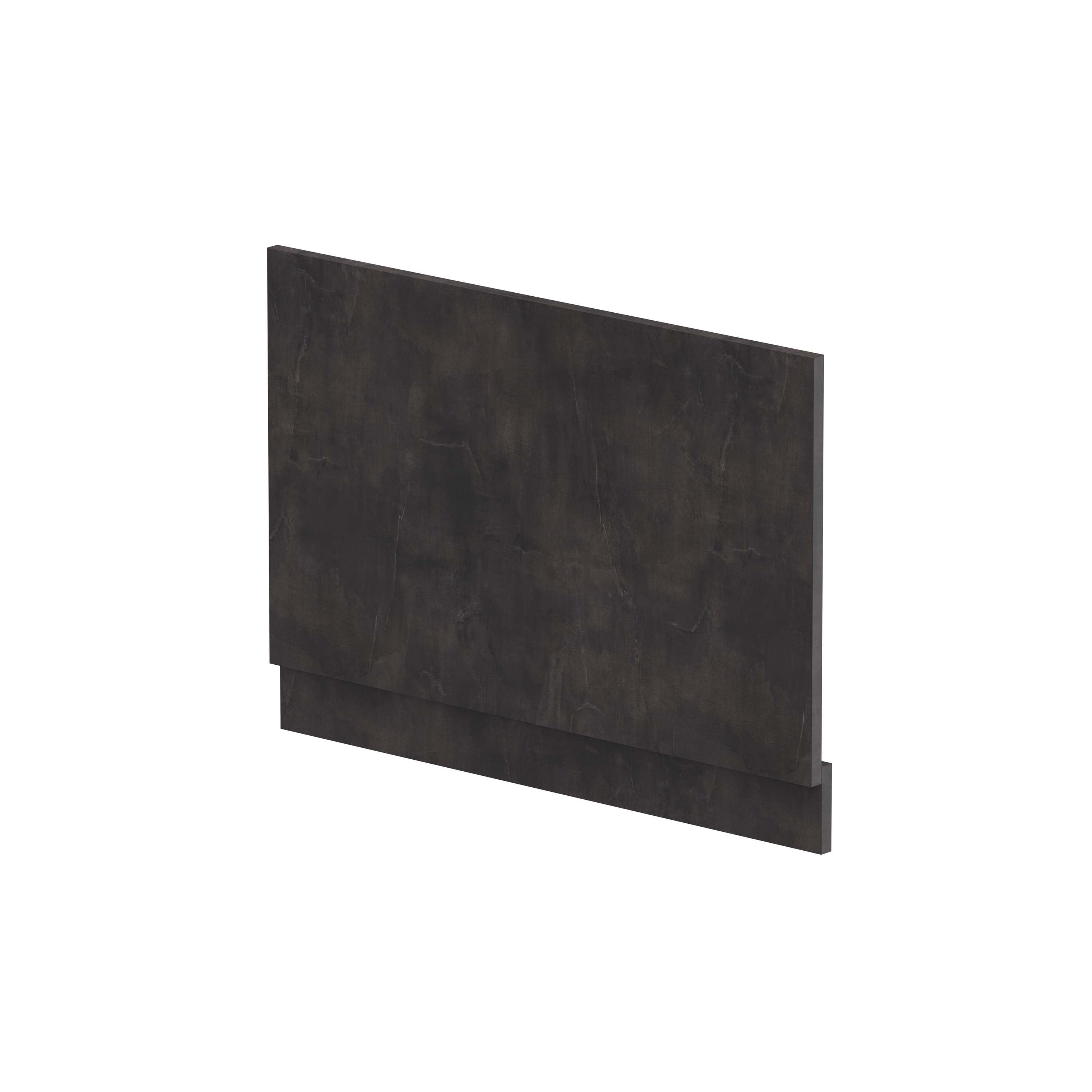Hudson Reed Nuie Havana Metallic Slate Straight End Panel and Plinth 800mm MPC2613