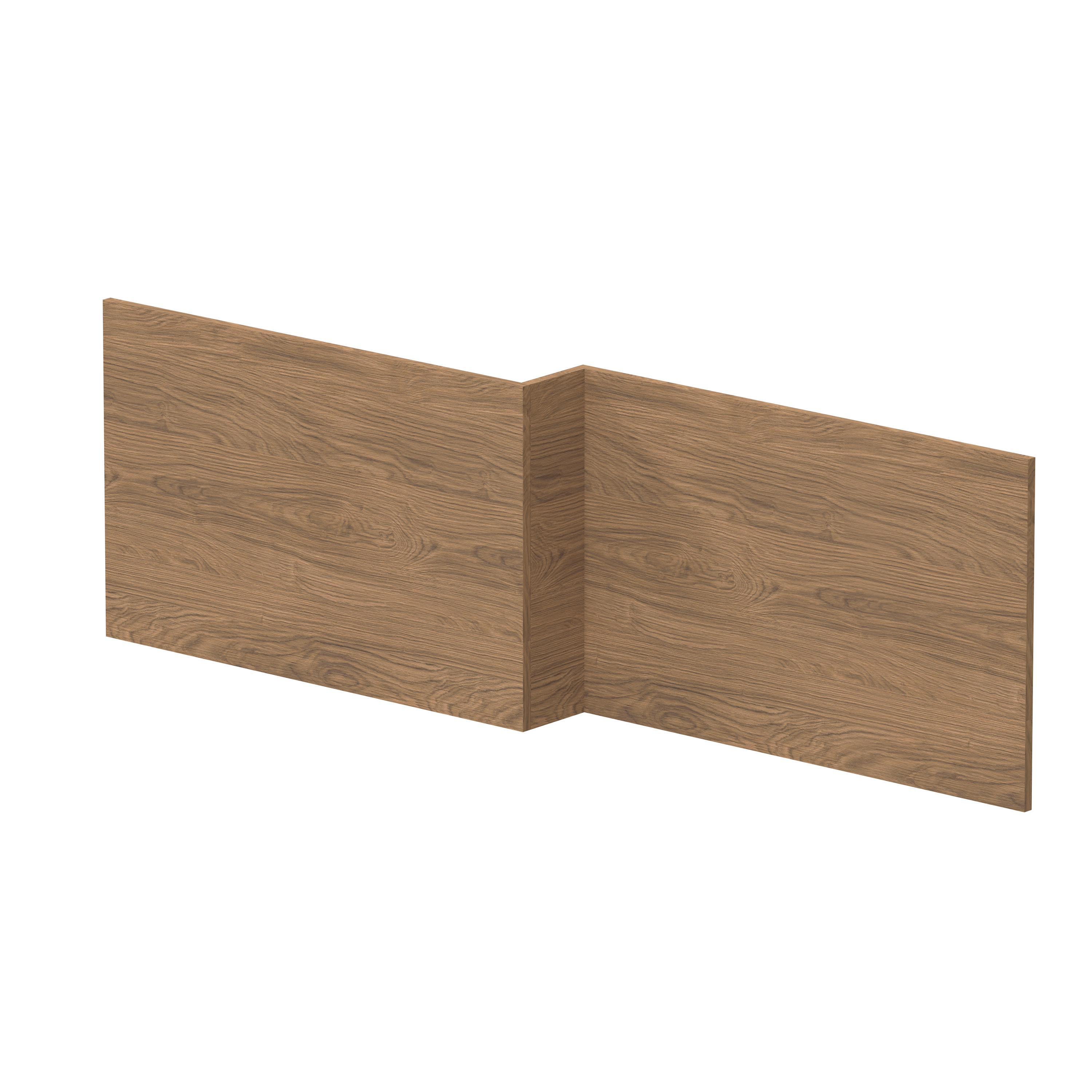 Hudson Reed Antique Oak Square Shower Bath Front Panel MPD2735